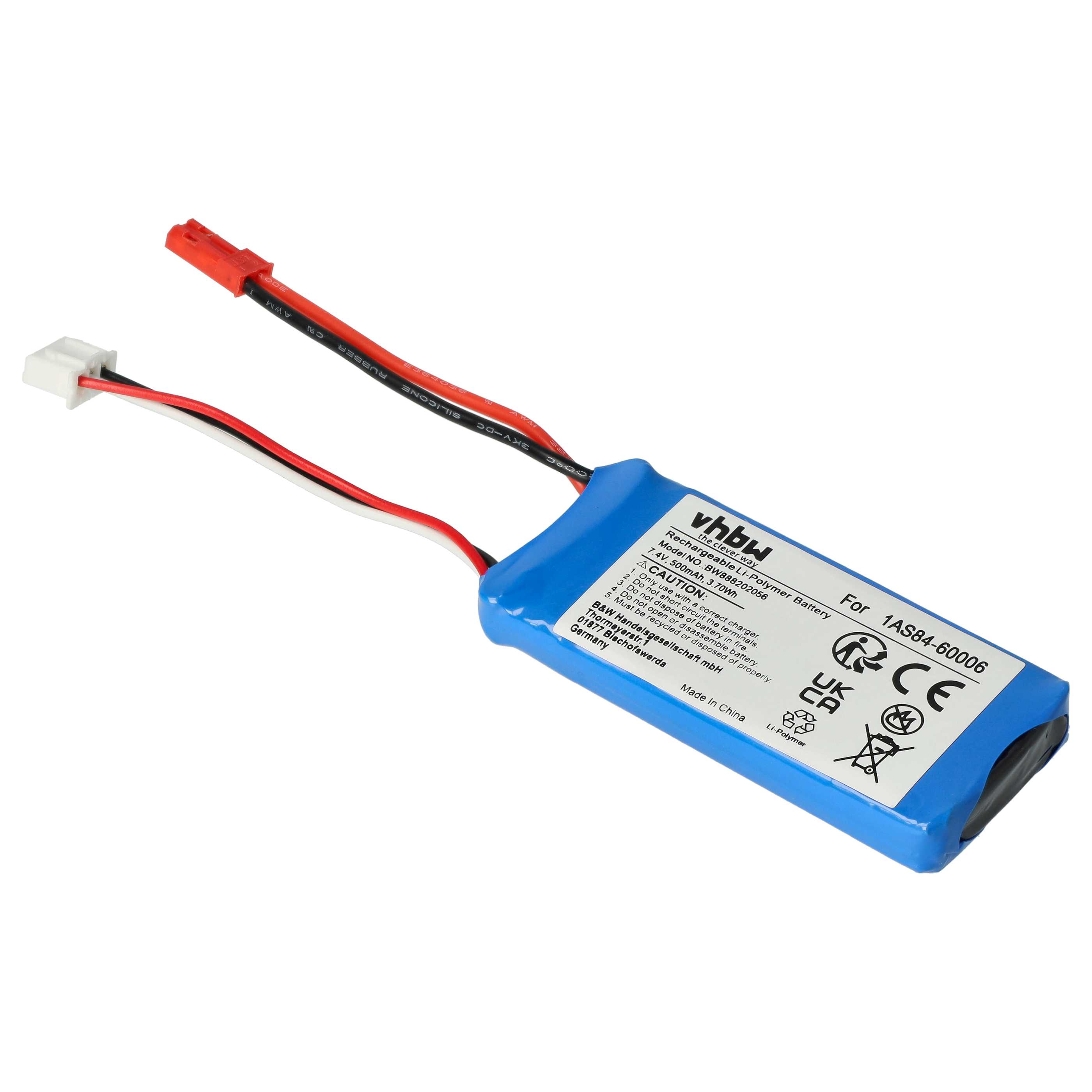 Batterie modèle radio-télécommandé - 610mAh 7,4V Li-polymère, BEC