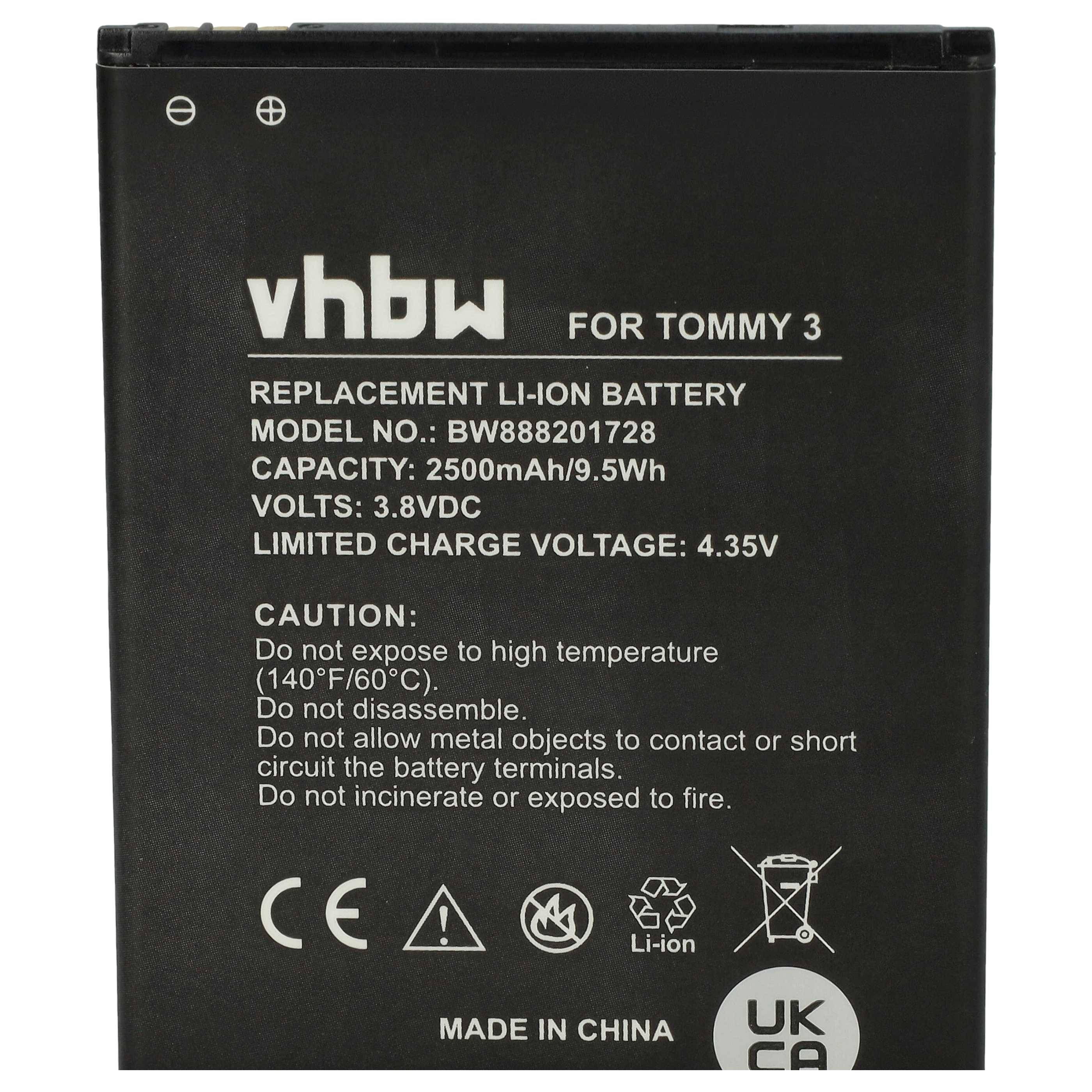 Akumulator do telefonu smartfona zamiennik Wiko 2610 - 2500 mAh 3,8 V Li-Ion