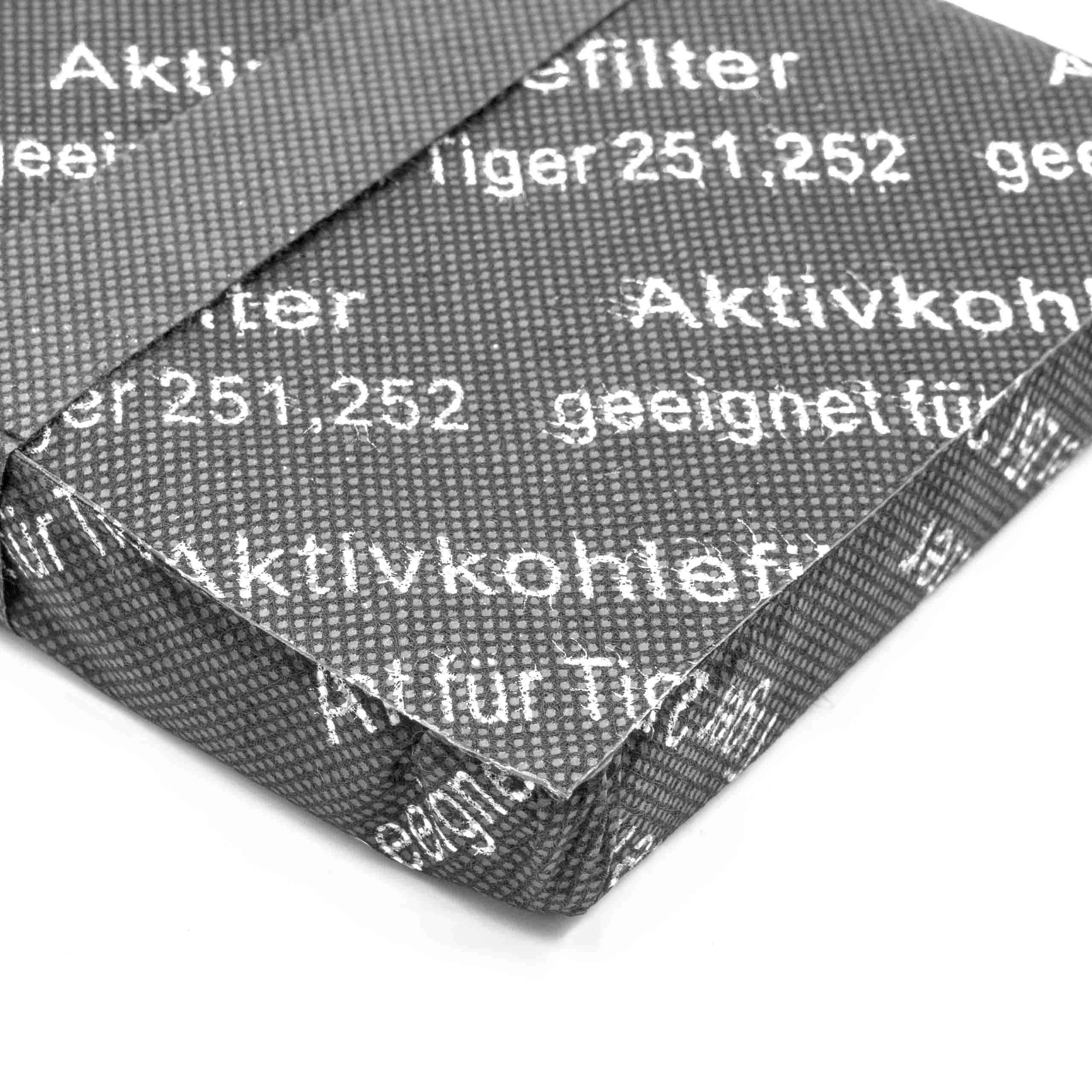 1x activated carbon filter suitable for Vorwerk Tiger 250, 251, 252, 260 Vacuum Cleaner