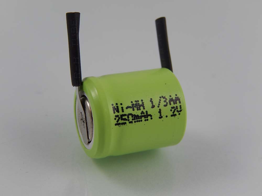 Batería reemplaza 1/3AA para dispositivos modelismo - 250 mAh 1,2 V NiMH