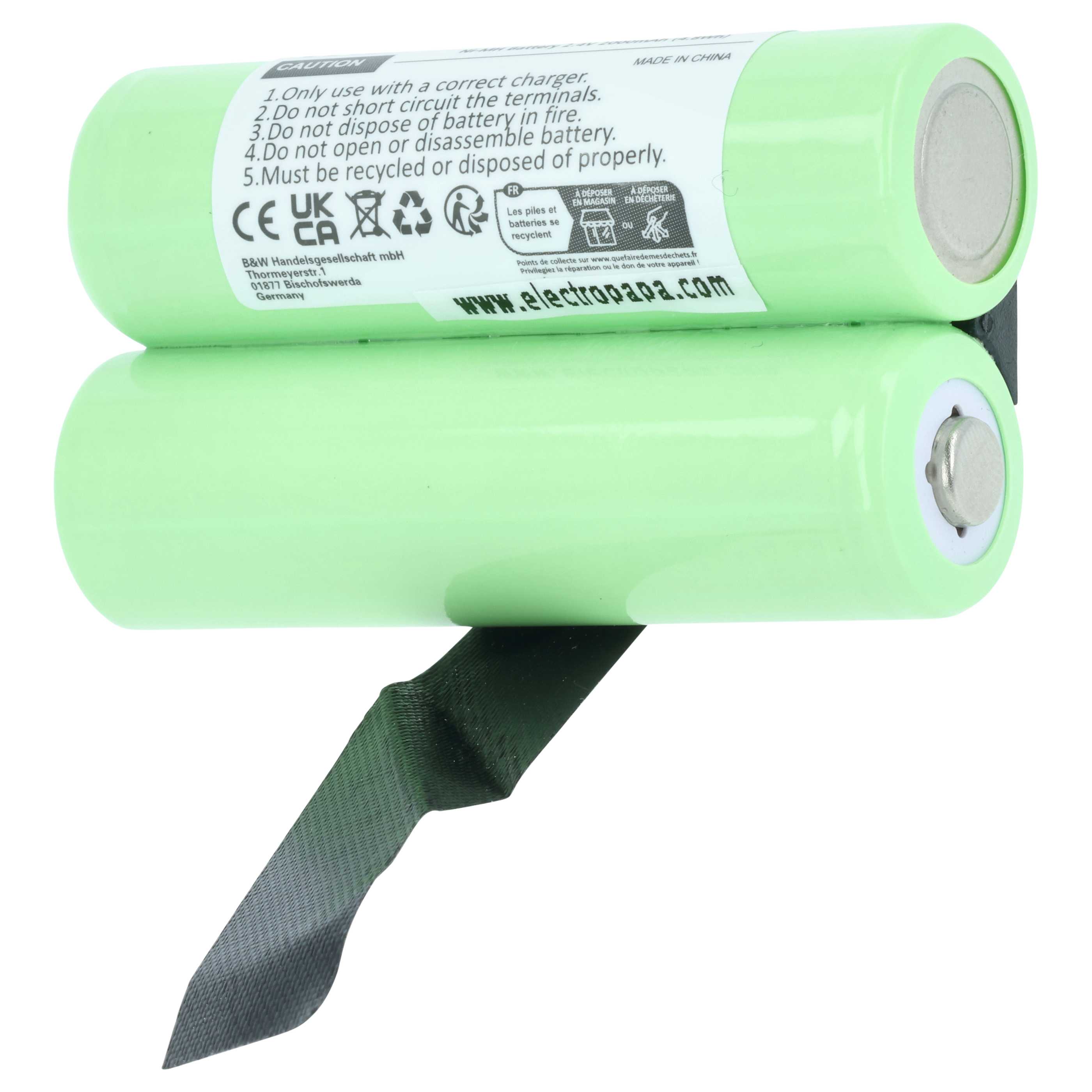 5x Akumulator do zdalnego sterowania zamiennik Demag 773-499-44 - 2000mAh 2,4V NiMH