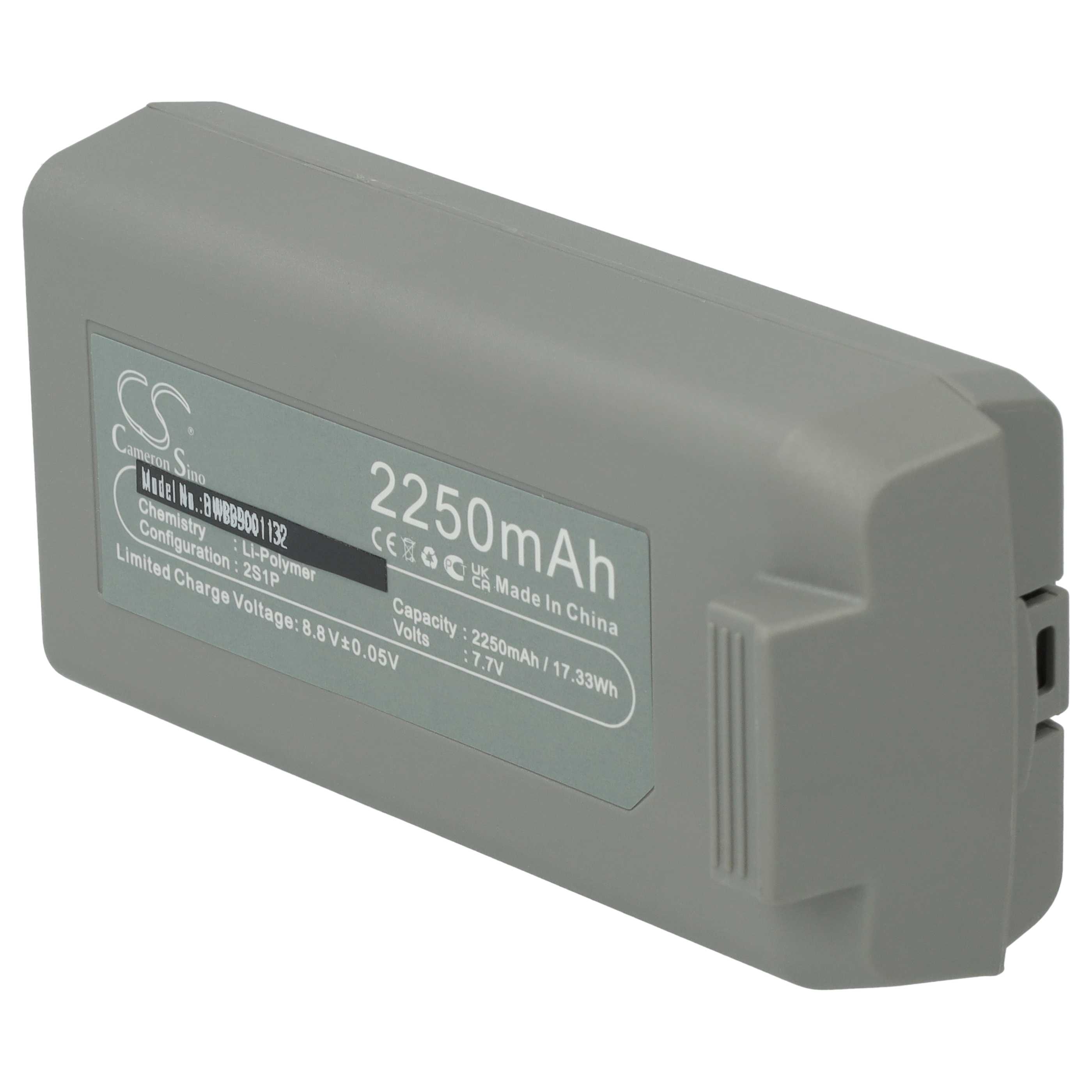 2x Batteries remplace DJI CP.MA.00000326.01, BWX161-2250-7.7 pour drone DJI- 2250mAh 7,7V Li-polymère