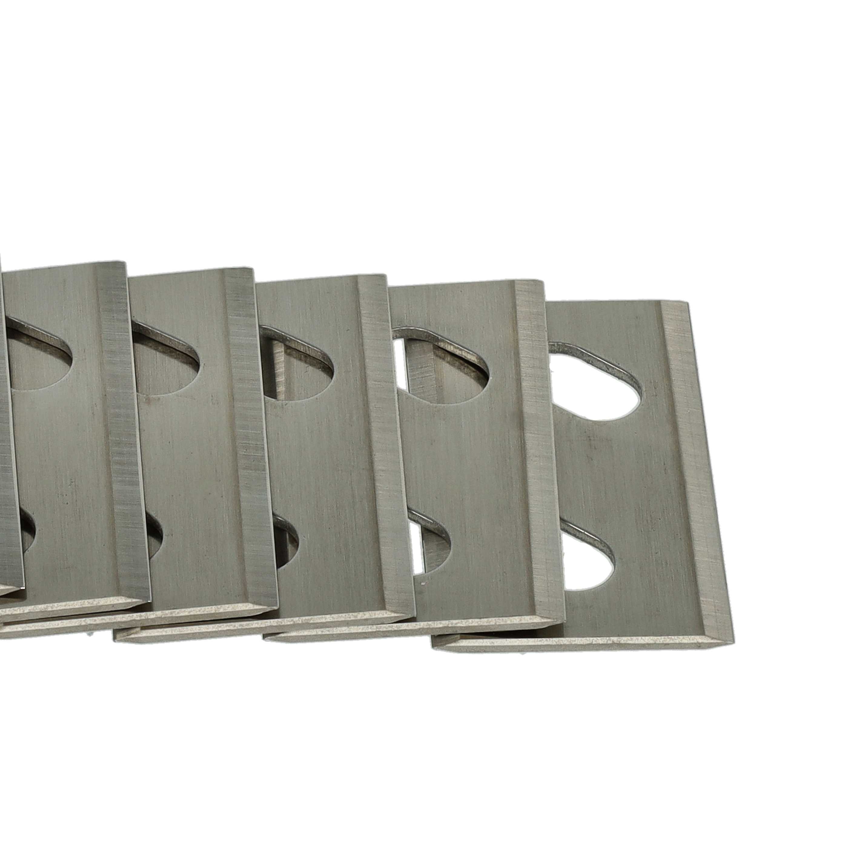 24x Exchange Blade replaces Arnold 1111-M6-1008 Cordless Lawnmower etc.chrome-carbon steel, Silver