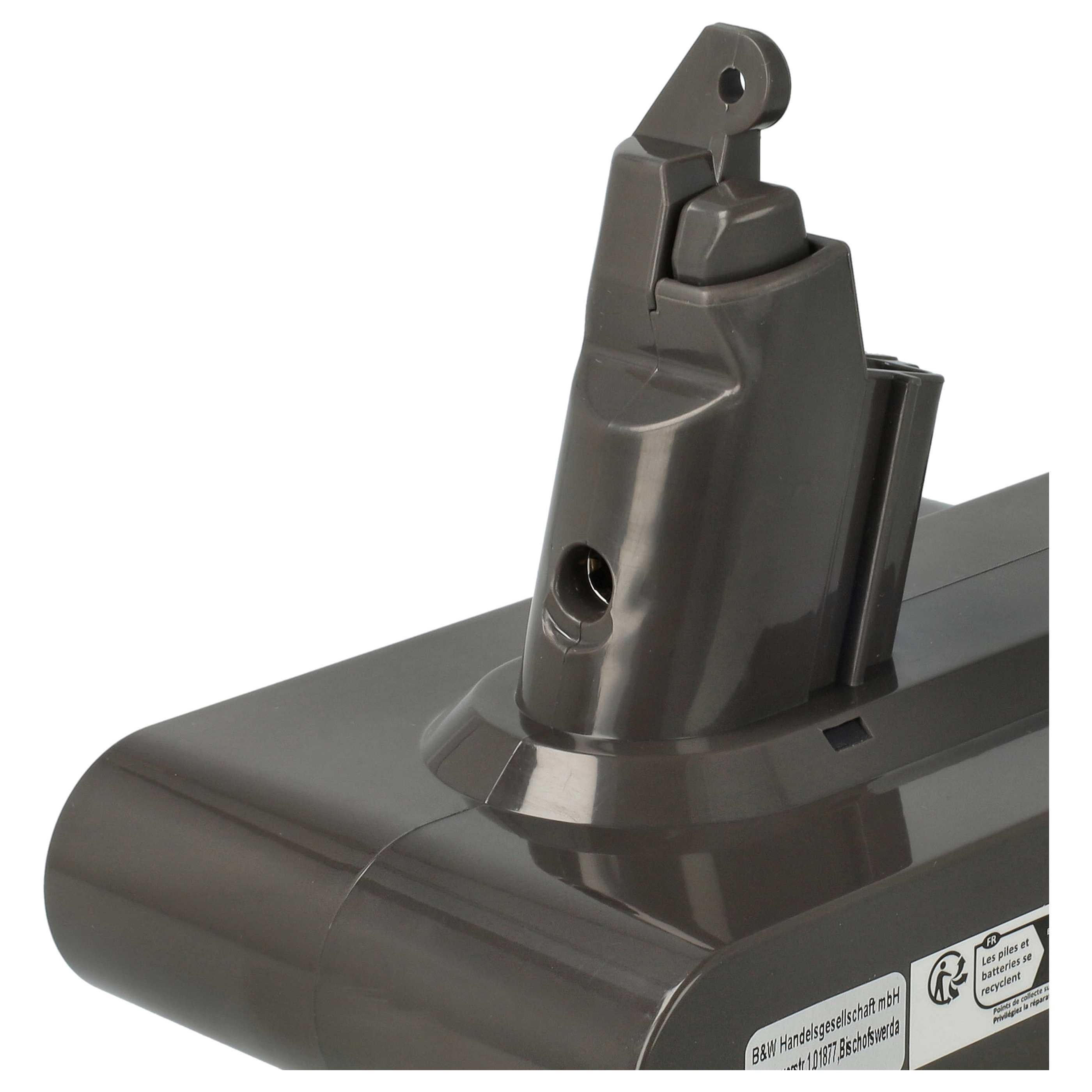 Batteria sostituisce Dyson 205794-01/04, 61034-01, 61034-03 per aspirapolvere - 2500mAh 21,6V Li-Ion