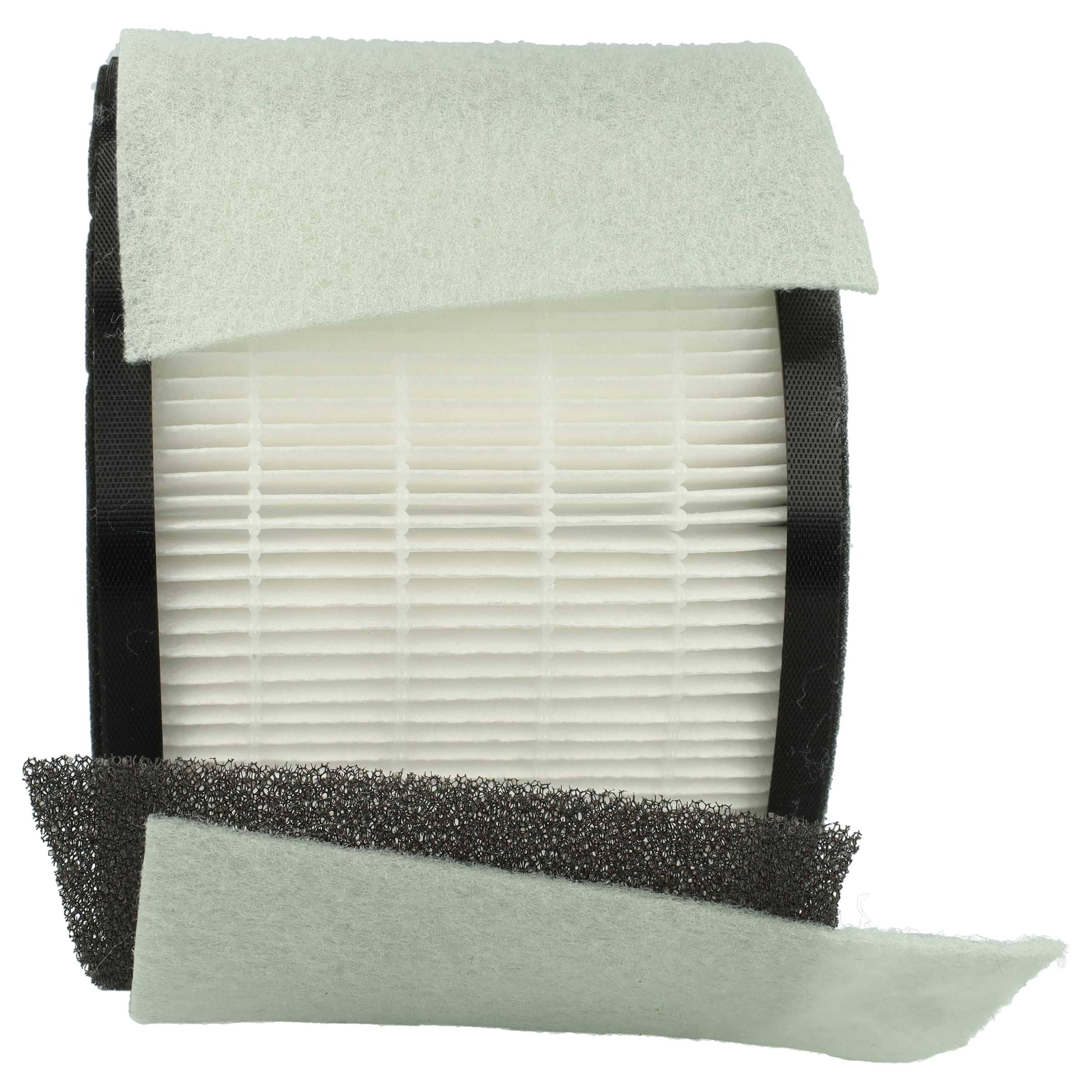 2x Filter as Replacement for Leitz 2415142, 2415107 - Pre Filter + HEPA + Activated Carbon