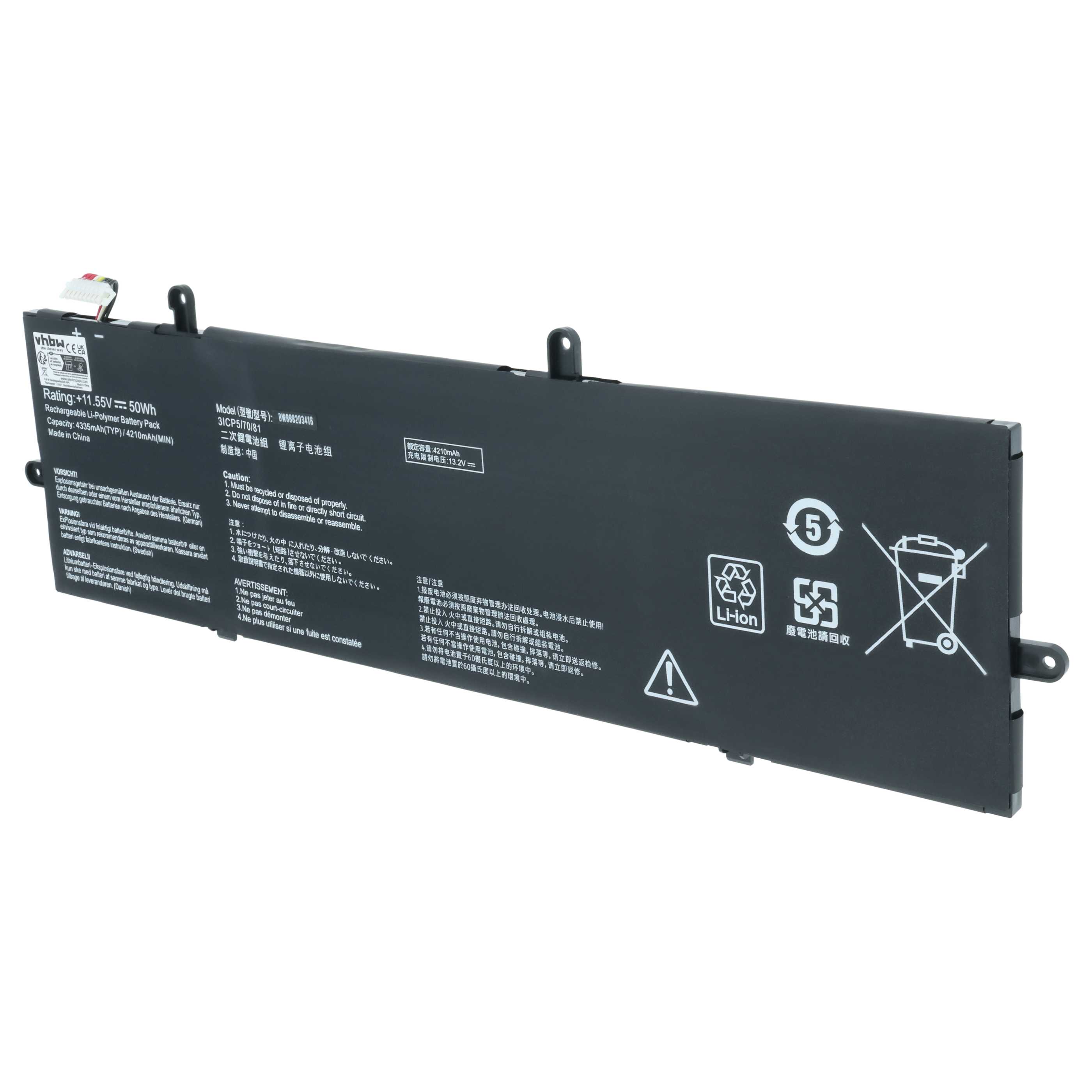 Akumulator do laptopa zamiennik Asus 0B200-03160000, C31N1816 - 4250 mAh 11,55 V LiPo