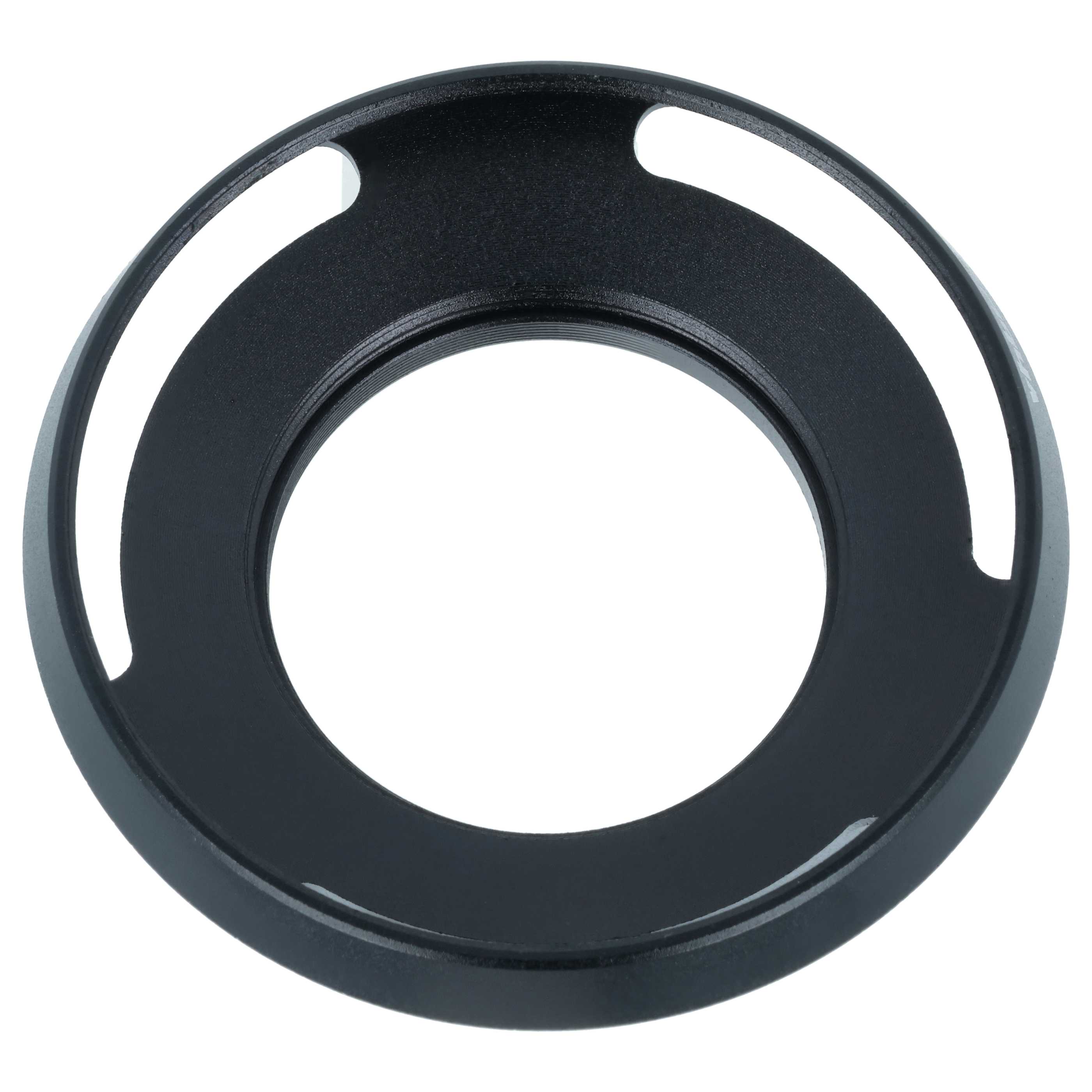 Lens Hood replaces LH-37EP II for Panasonic Lenses with 37 mm Diameter etc., metal, black