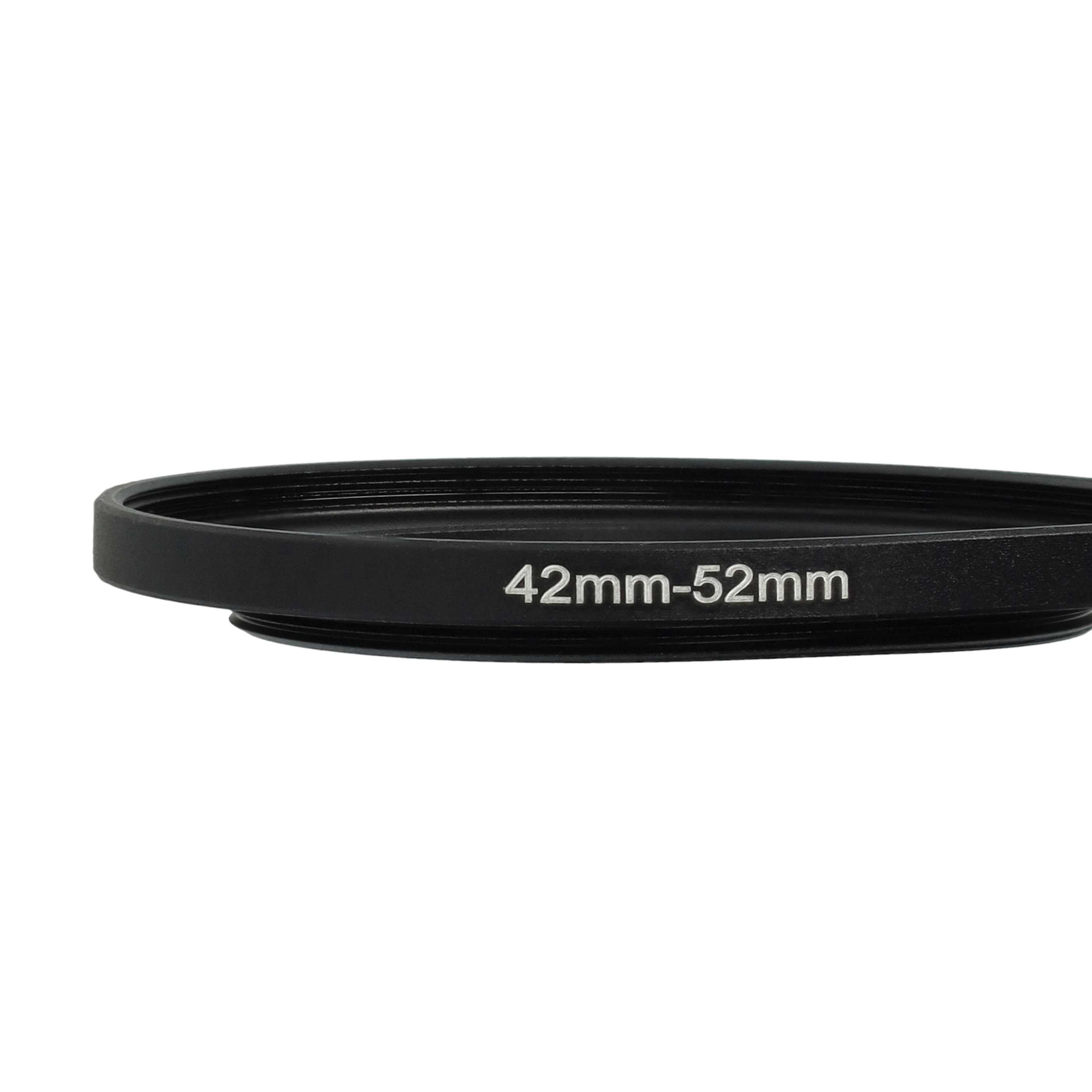 Step-Up-Ring Adapter 42 mm auf 52 mm passend für diverse Kamera-Objektive - Filteradapter