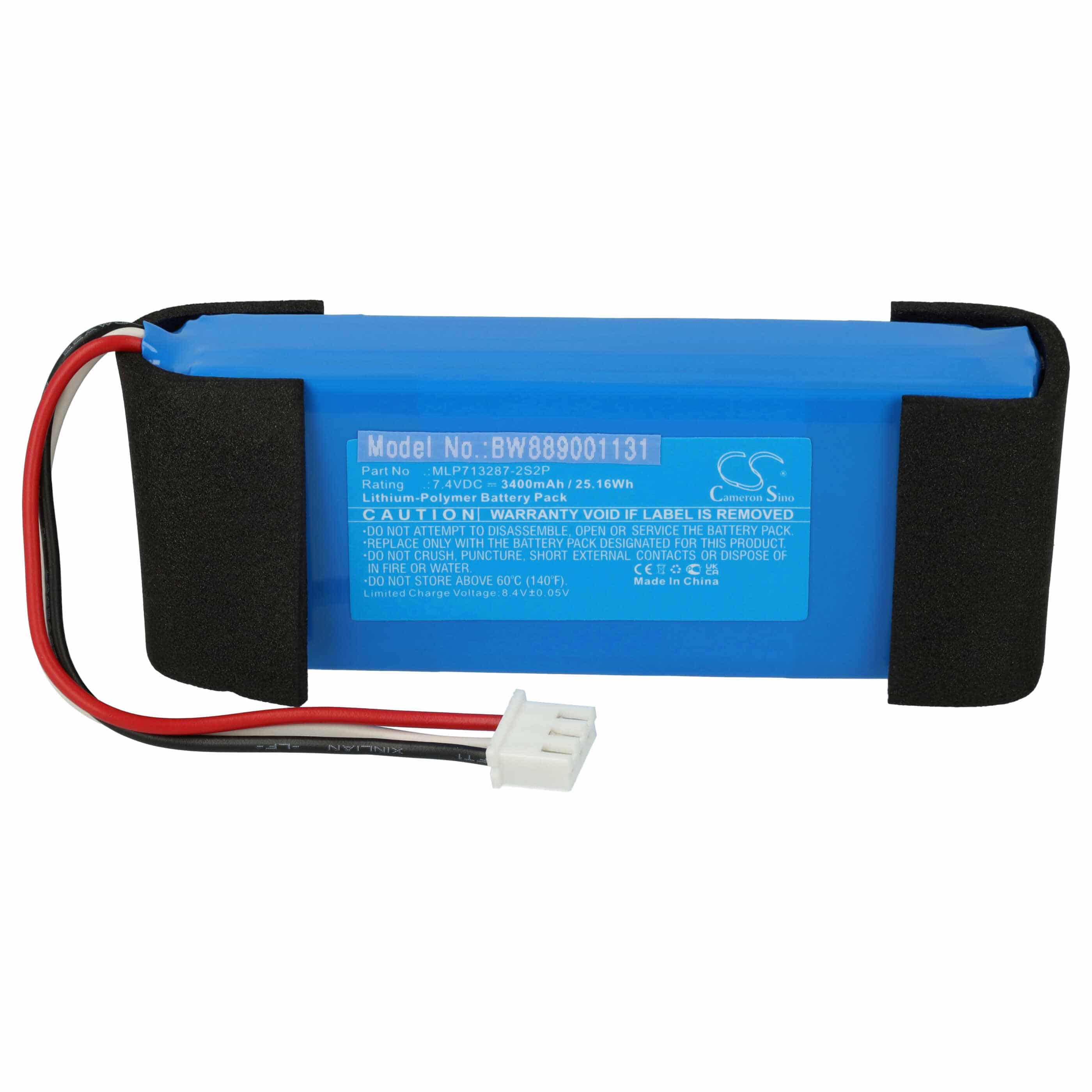 Akumulator do głośnika zamiennik Harman Kardon MLP713287-2S2P - LiPo 3400mAh