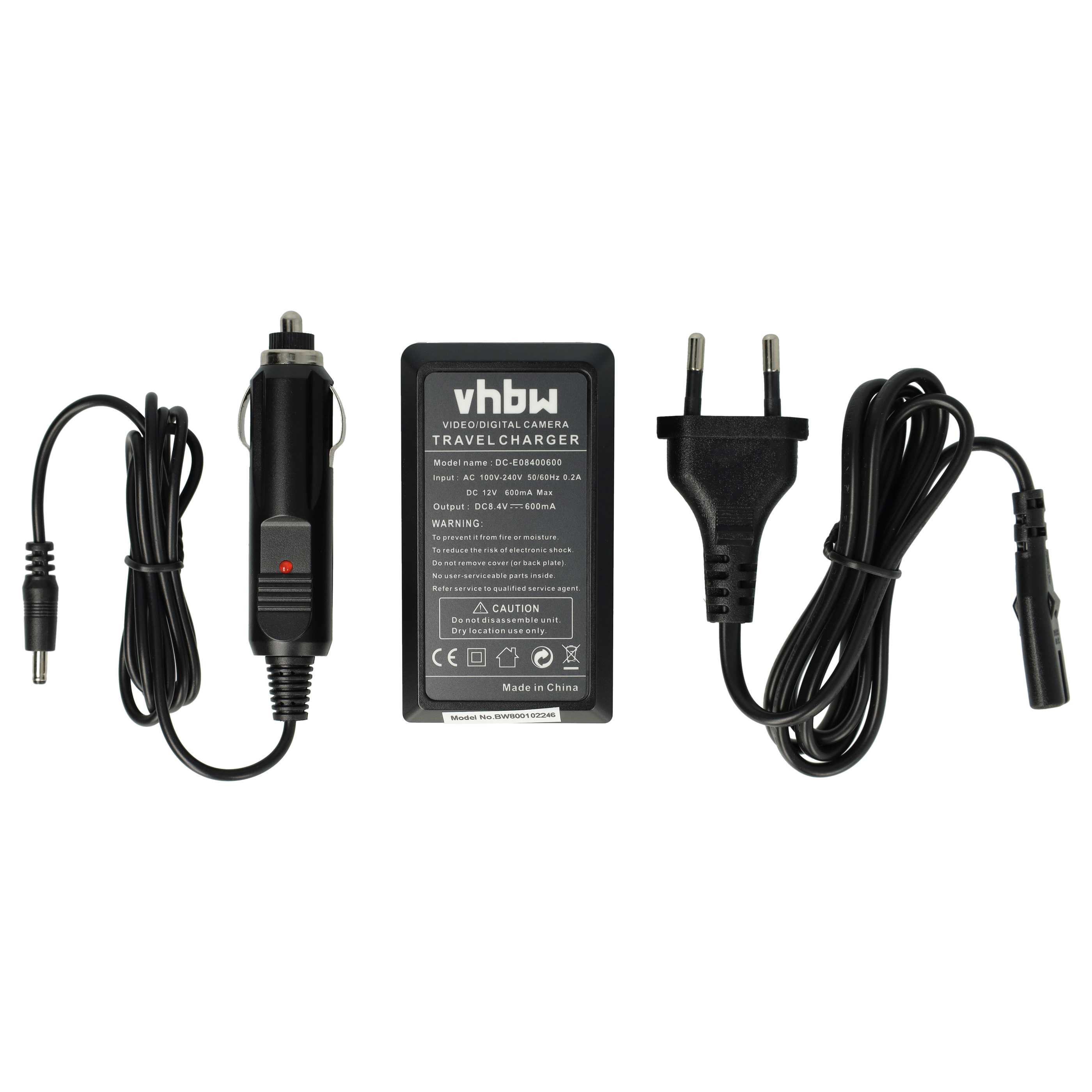 Battery Charger replaces Nikon MH-24 for Nikon Digital Camera - 0.6 A, 8.4 V