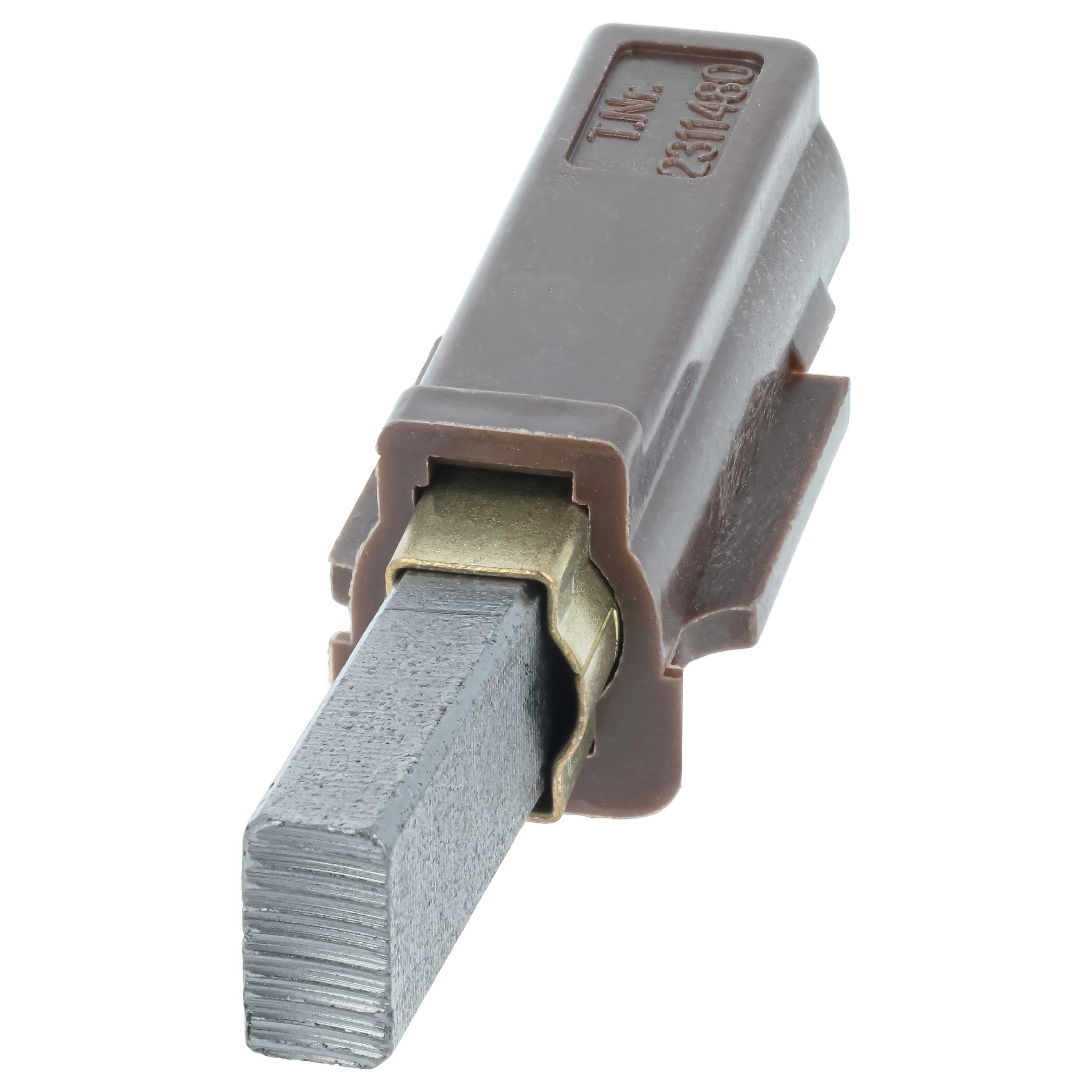 2x escobilla de carbón reemplaza Europart 832297 para aspiradora - 6,3x11x33 mm, con base