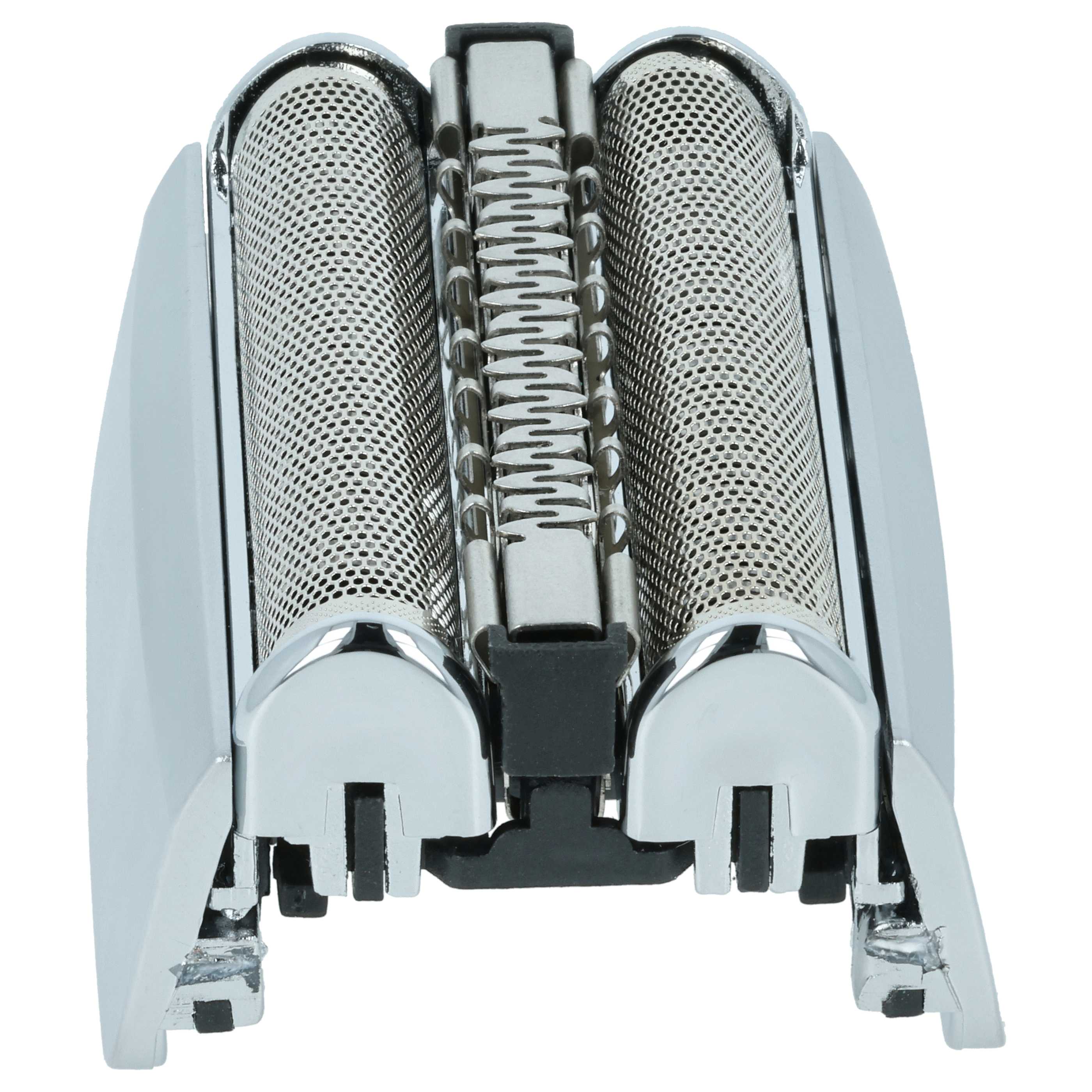 2x Shaving Heads replaces Braun 83M for Braun Electric Razor, silver