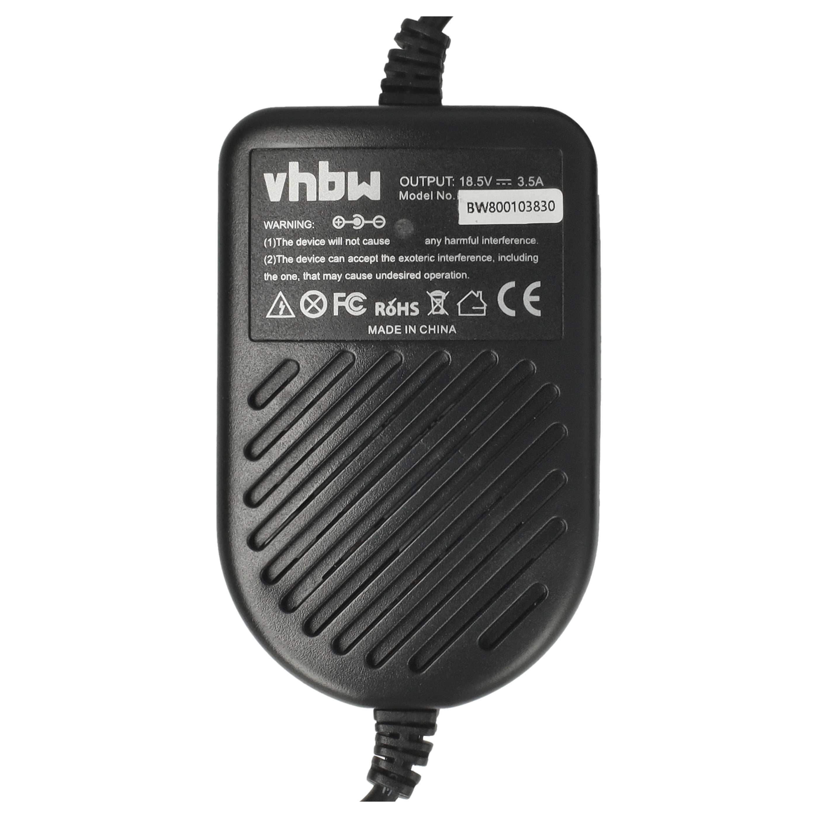 Vehicle Charger replaces HP 384021-001, AP091F13LF, PA-1900-18H2, 382021-002, P/N 391173-001 Notebook - 3.5 A
