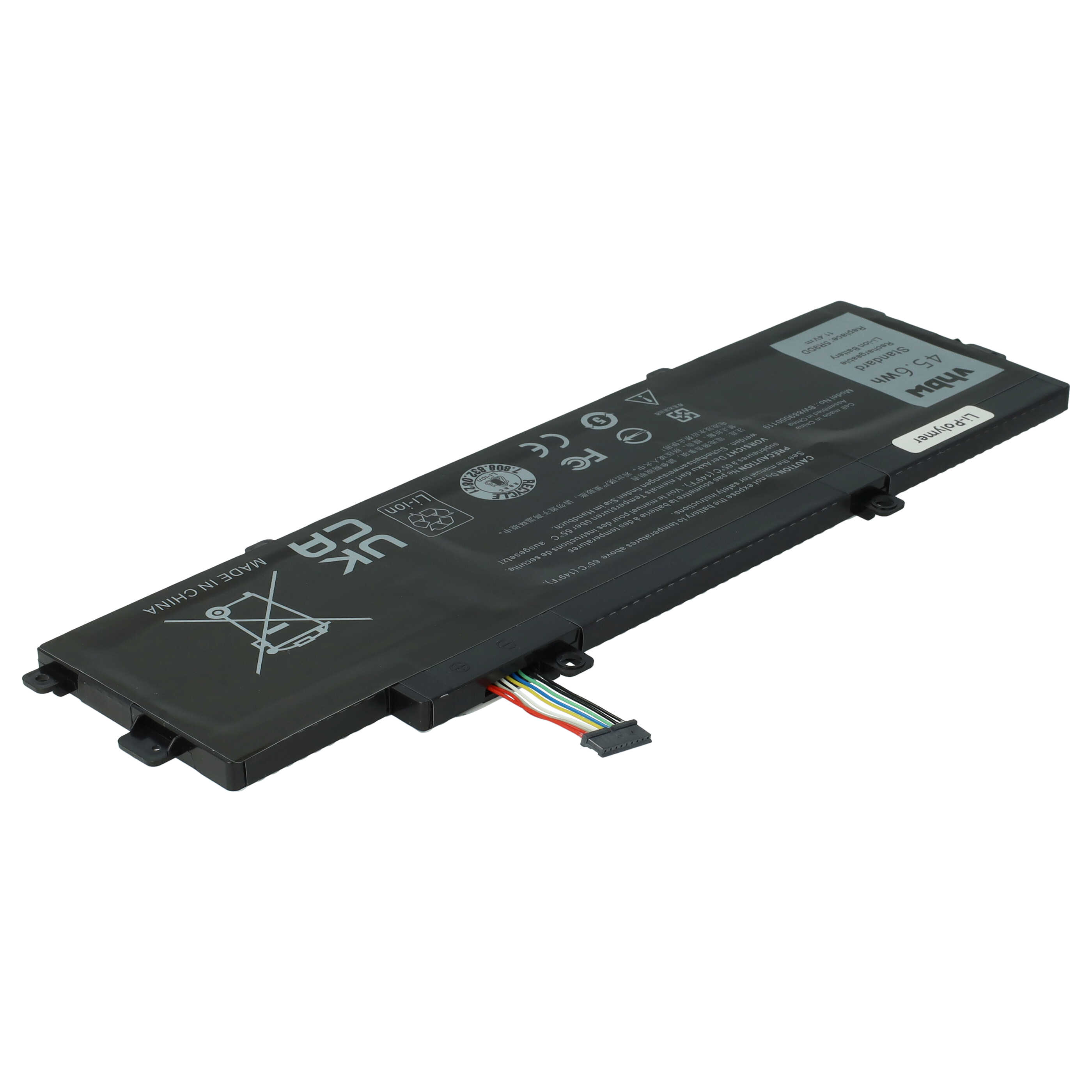 Akumulator do laptopa zamiennik Dell 5R9DD, 0KTCCN, KTCCN, E225846, 05R9DD, XKPD0, P22T - 4000 mAh 11,4 V LiPo