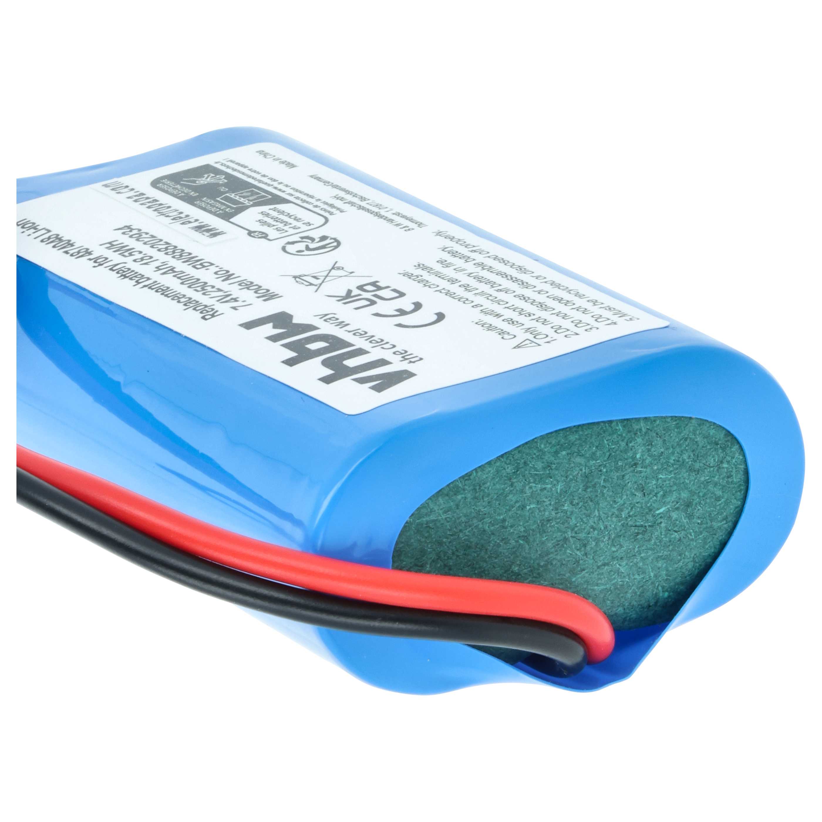 Battery replaces Severin Chill 4874048 for Severin Chill 2500mAh, 7.4V, Li-Ion