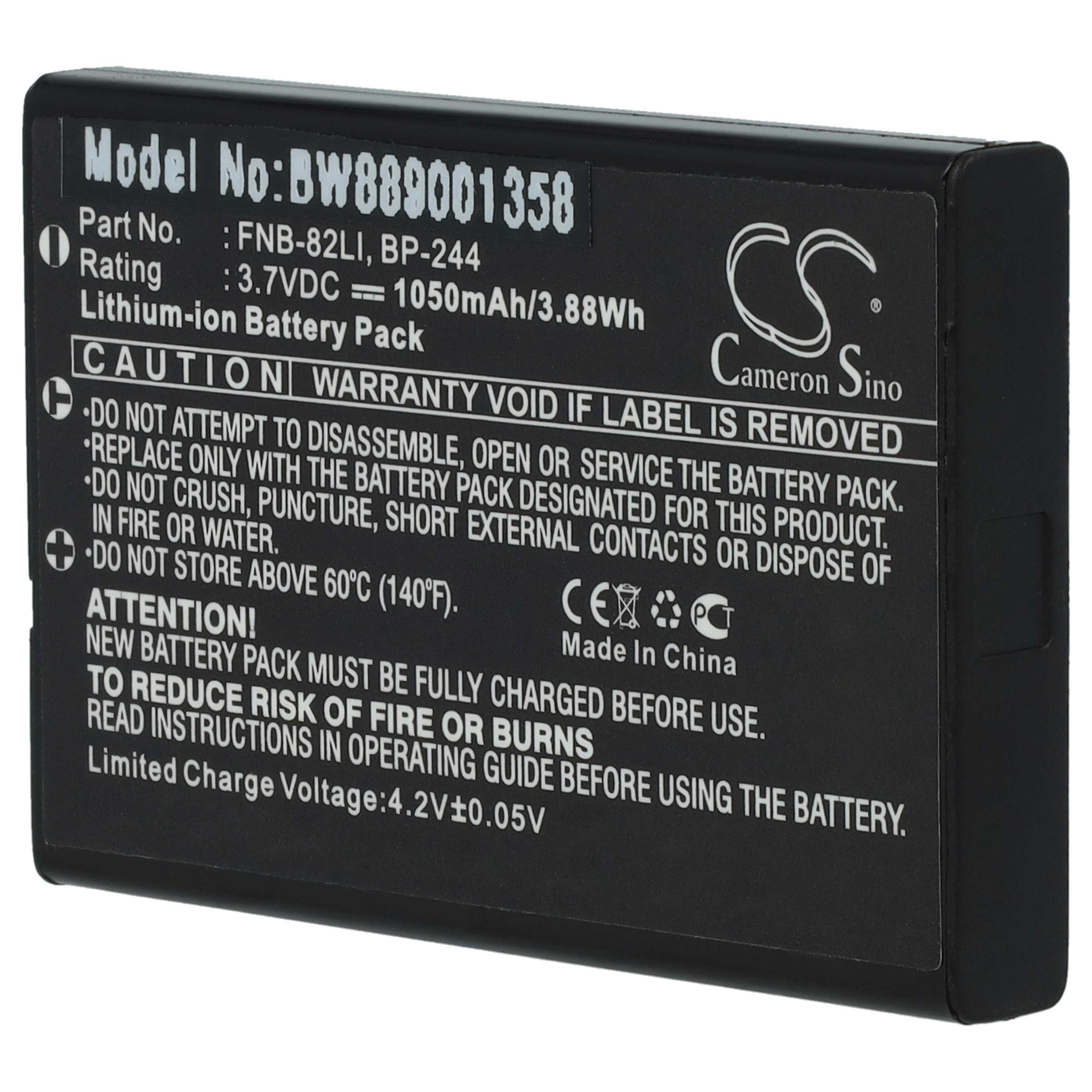 5x Batteria sostituisce Icom BP-244 per dispositivo radio - 1050mAh 3,7V Li-Ion