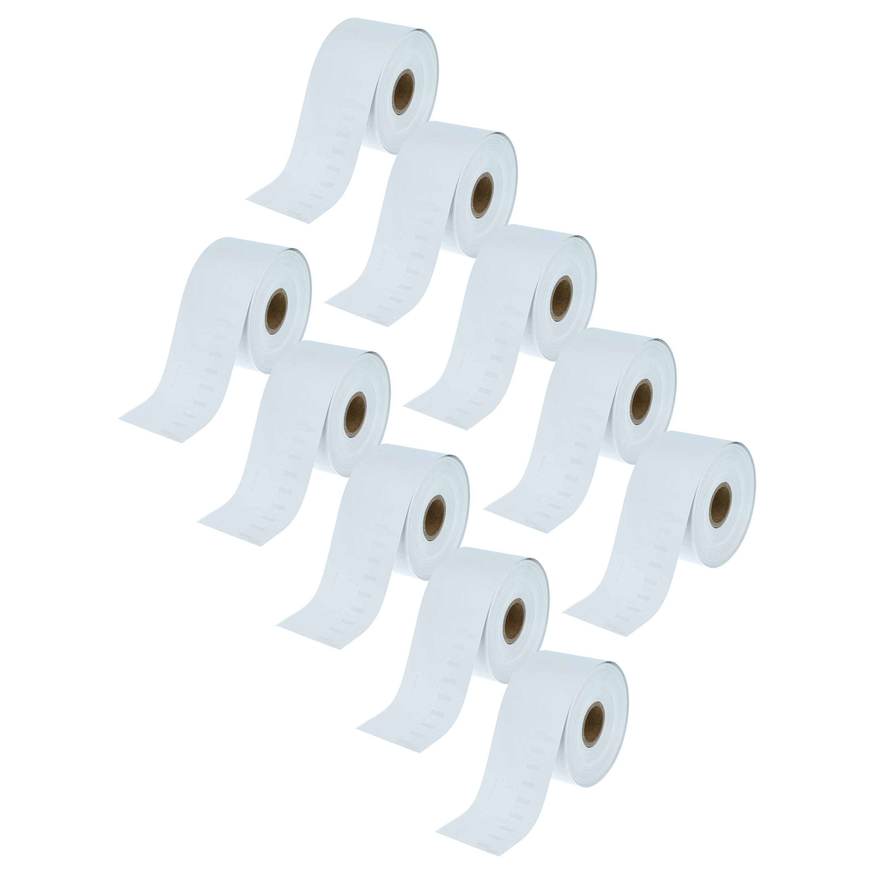 10x Rotolo etichette sostituisce Dymo S0929100 per etichettatrice - 51mm x 89mm