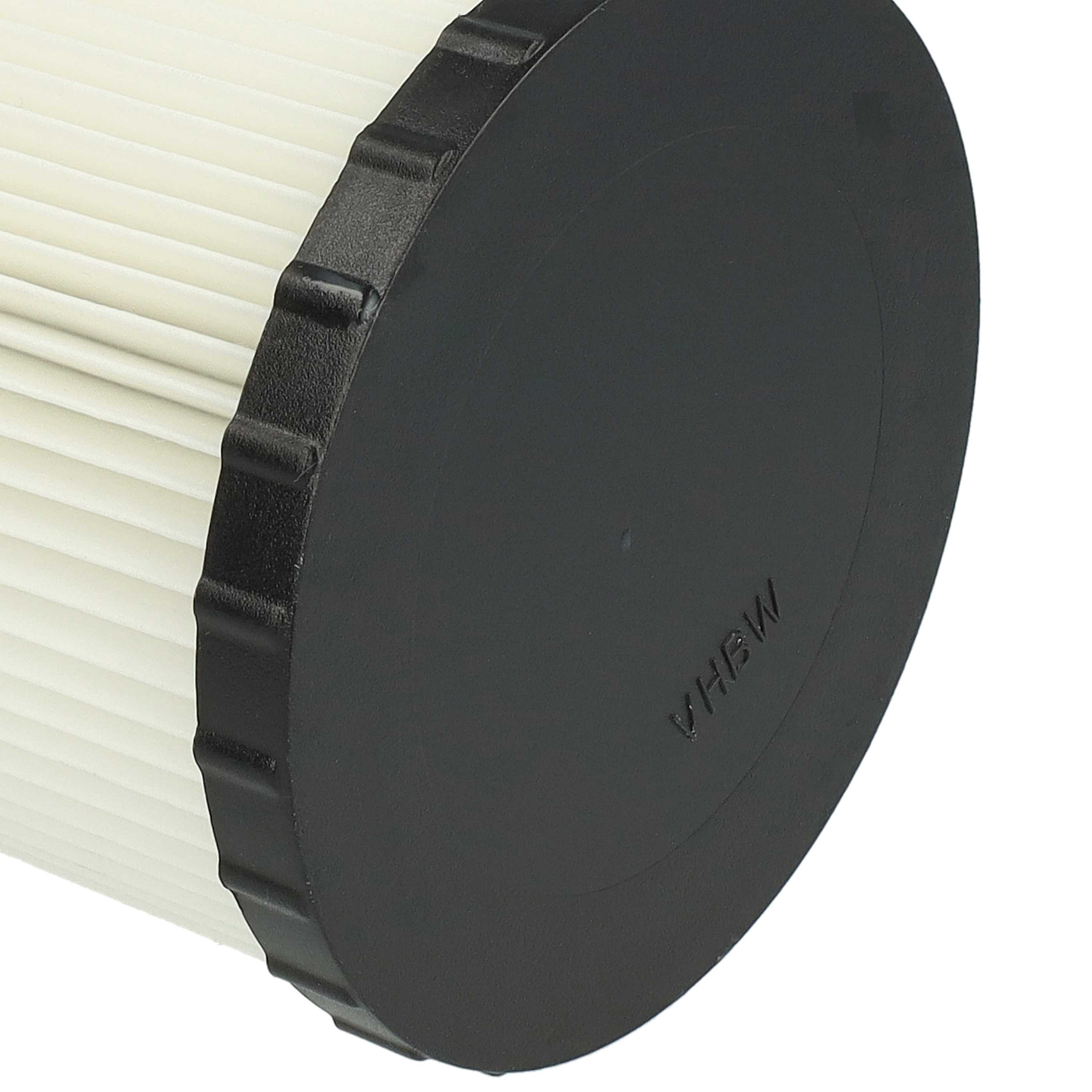 4x round filter replaces Dewalt DCV5801H, DCV5801H-XJ for Dewalt Vacuum Cleaner, black / white