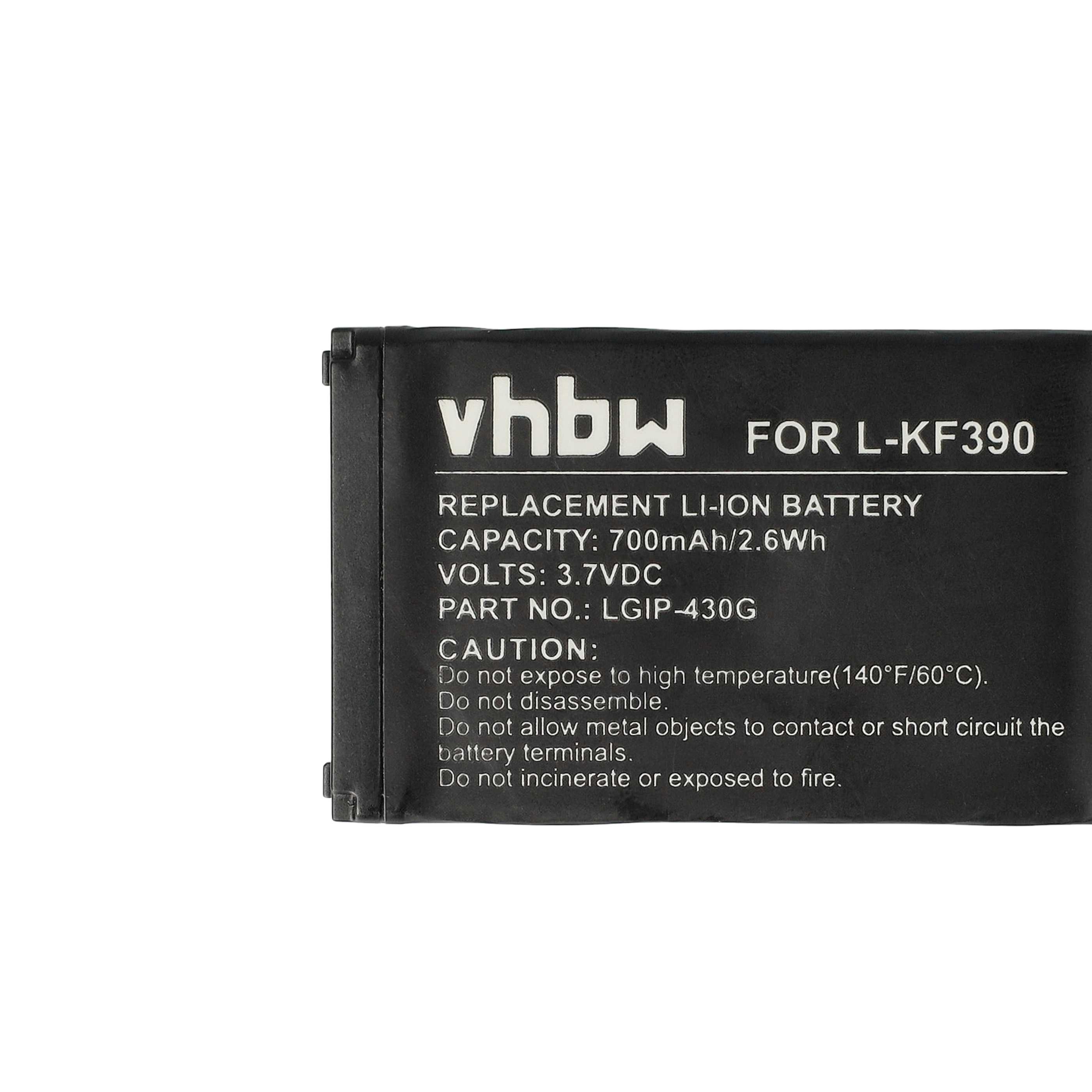 Mobile Phone Battery Replacement for LG IP-430G - 700 mAh 3.7 V Li-Ion