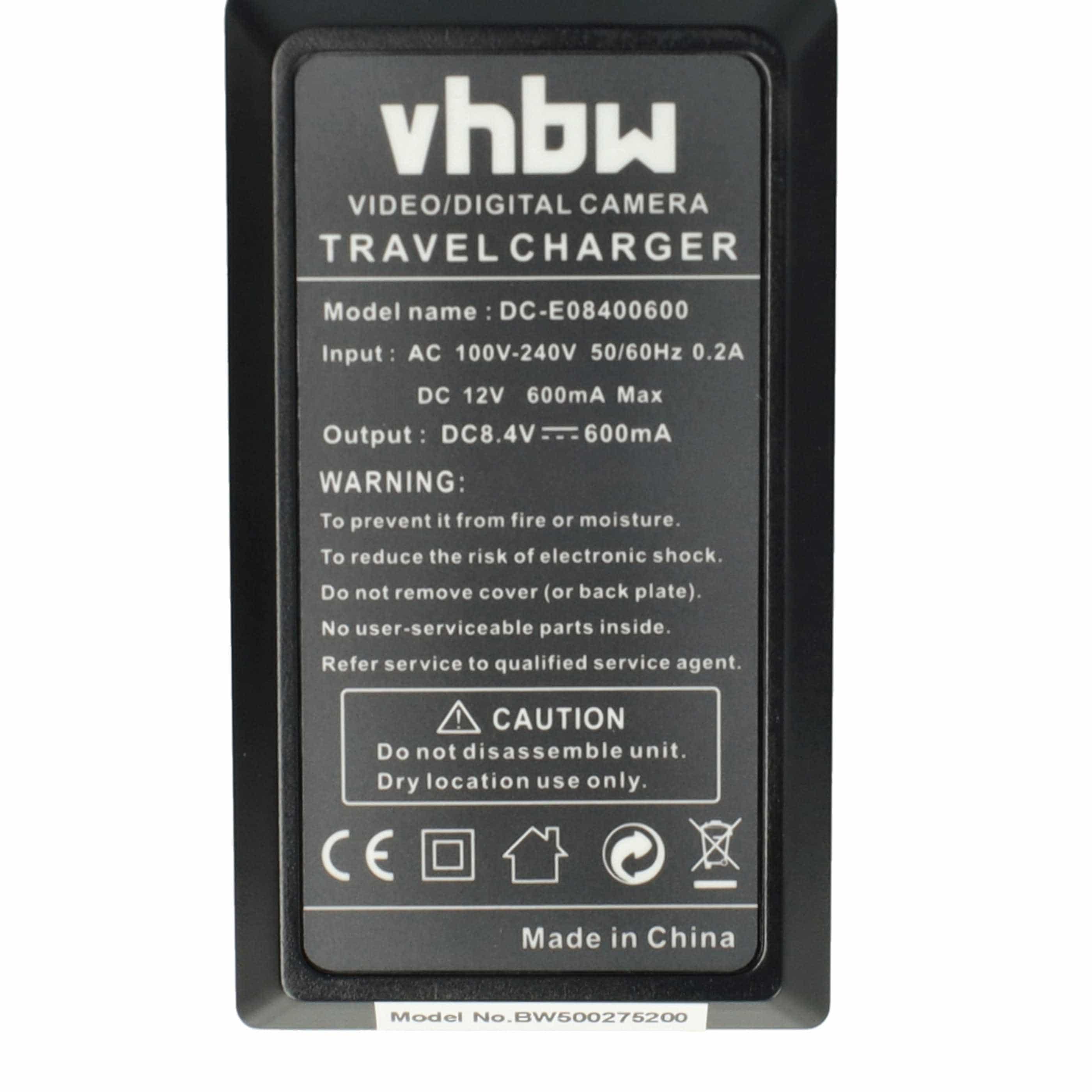 Battery Charger suitable for Hitachi, Leica, Panasonic NV-DA1 Digital Camera etc. - 0.6 A, 8.4 V