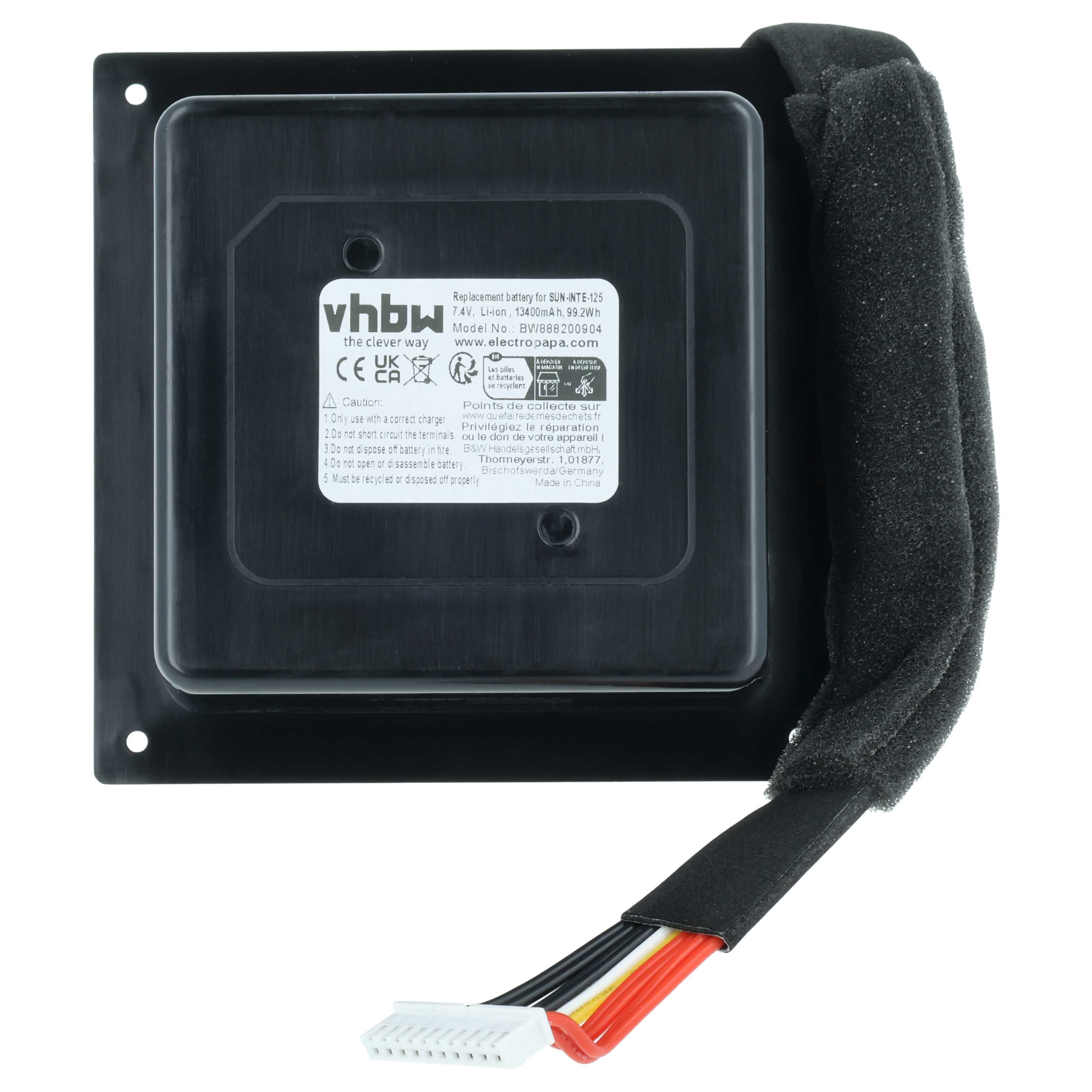 Akumulator do głośnika zamiennik JBL 2INR19/66/4, GSP-2S4P-PB350B, GSP-ICR2S4P-PB350A - Li-Ion 13400mAh