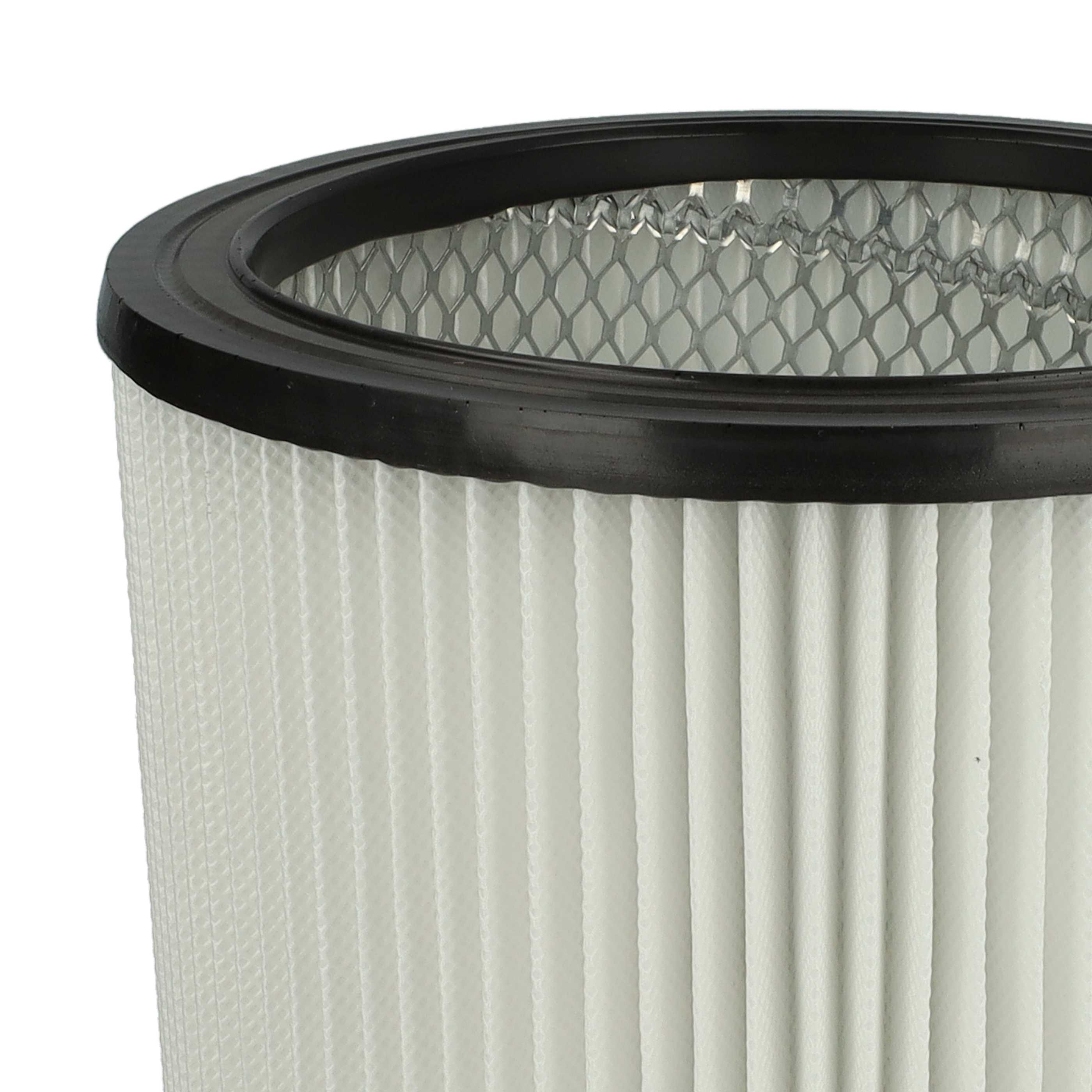 4x Filtercartridge filter / round filter replaces Masko 13297 for Masko Vacuum Cleaner, black / white