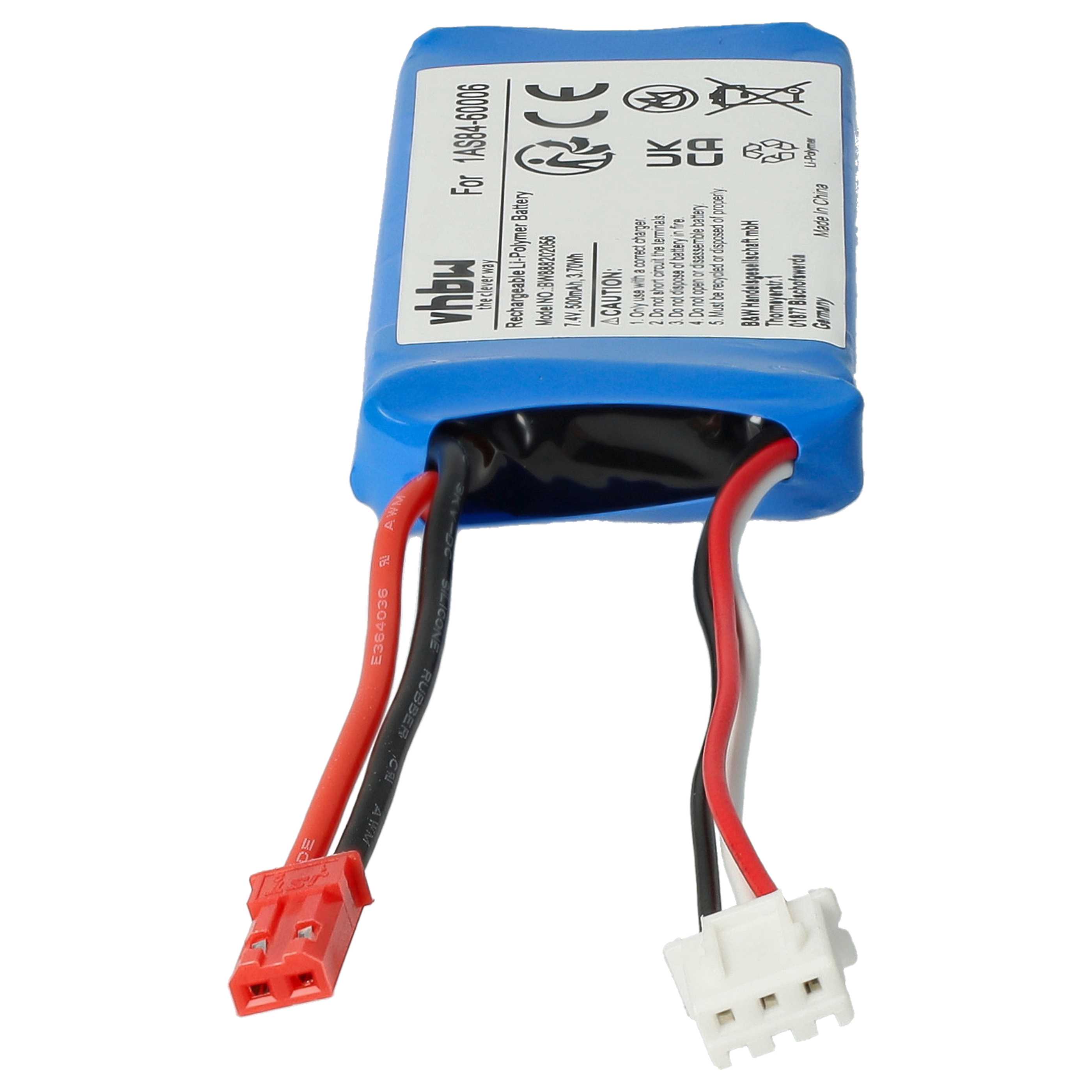 Batterie modèle radio-télécommandé - 610mAh 7,4V Li-polymère, BEC