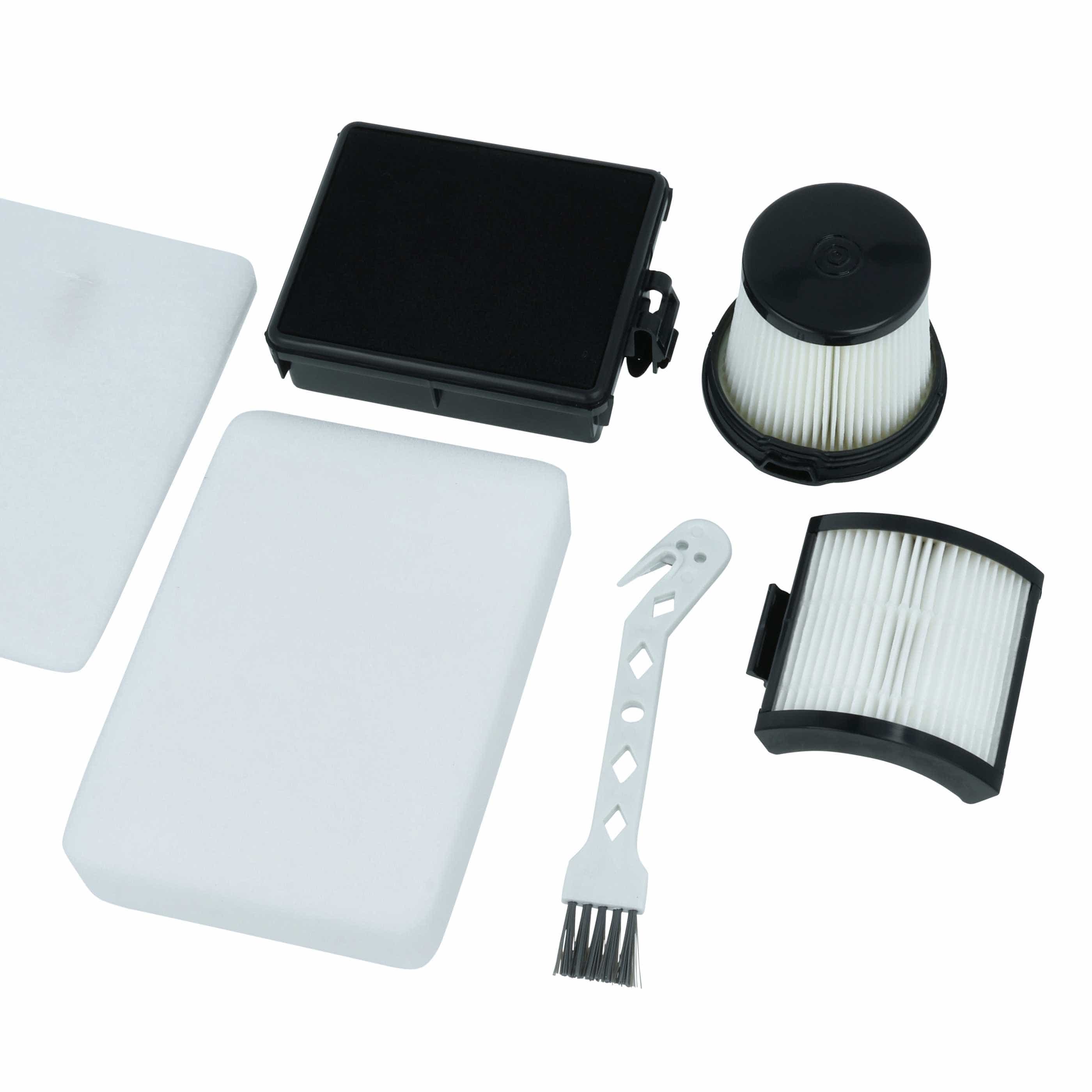 5 Part Filter + Brush Set replaces Shark SF-HA 50 for Shark Vacuum Cleaner