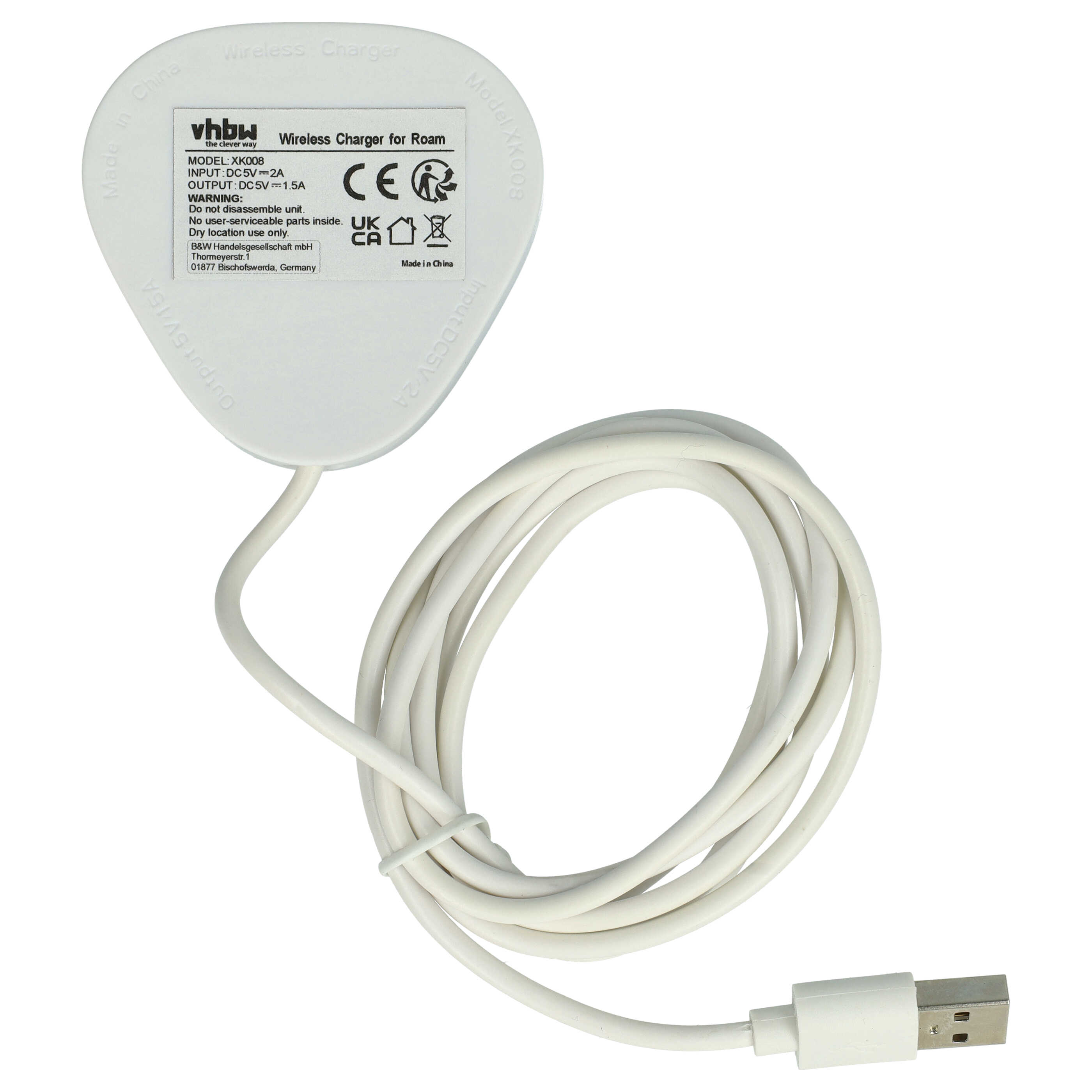 Estación carga + cable reemplaza Sonos Wireless Charger LPS-05WB-I para altavoces Sonos - 145 cm blanco