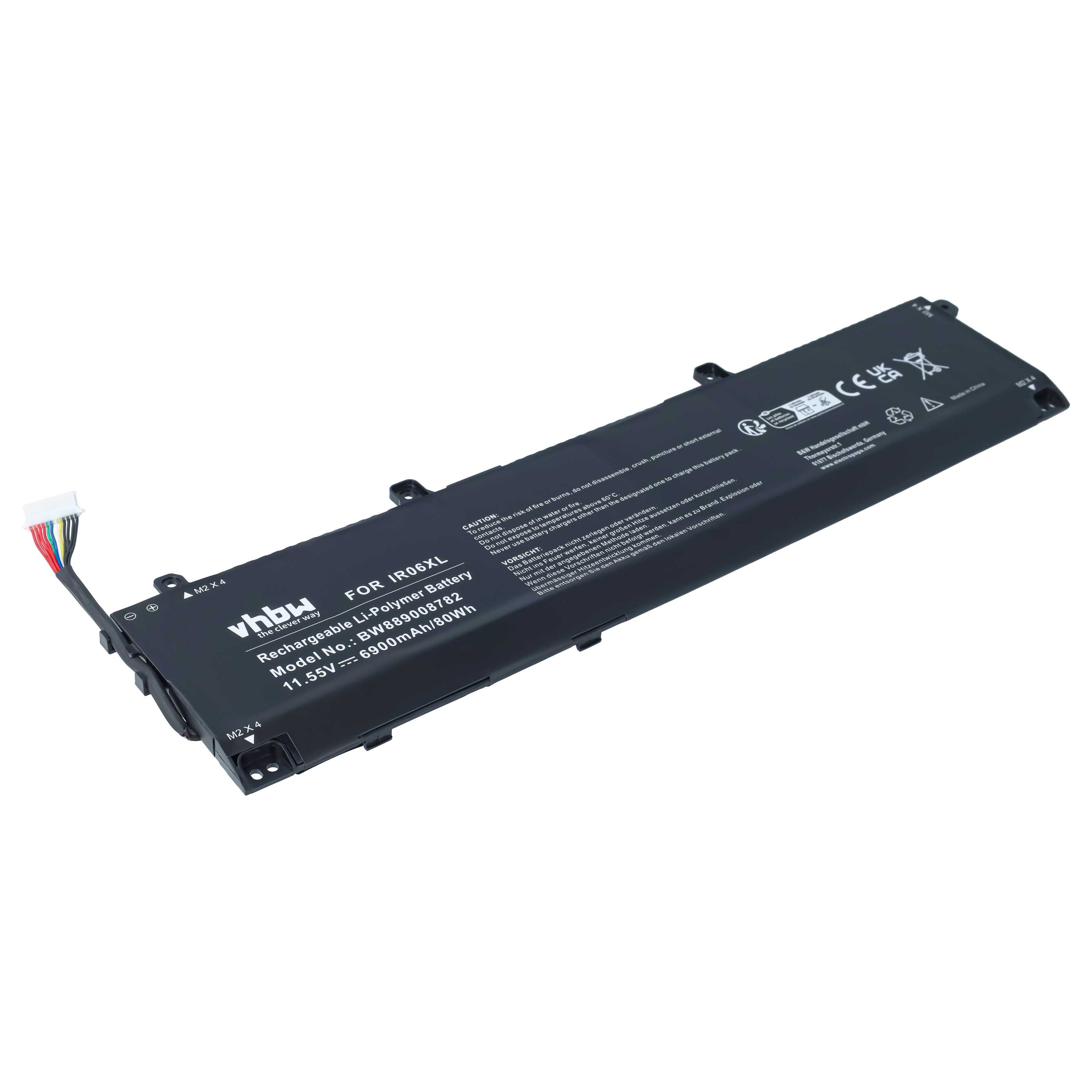 Notebook-Akku als Ersatz für HP IR06XL, M01523-2C1, IR06083XL für HP - 6900mAh 11,55V Li-Polymer