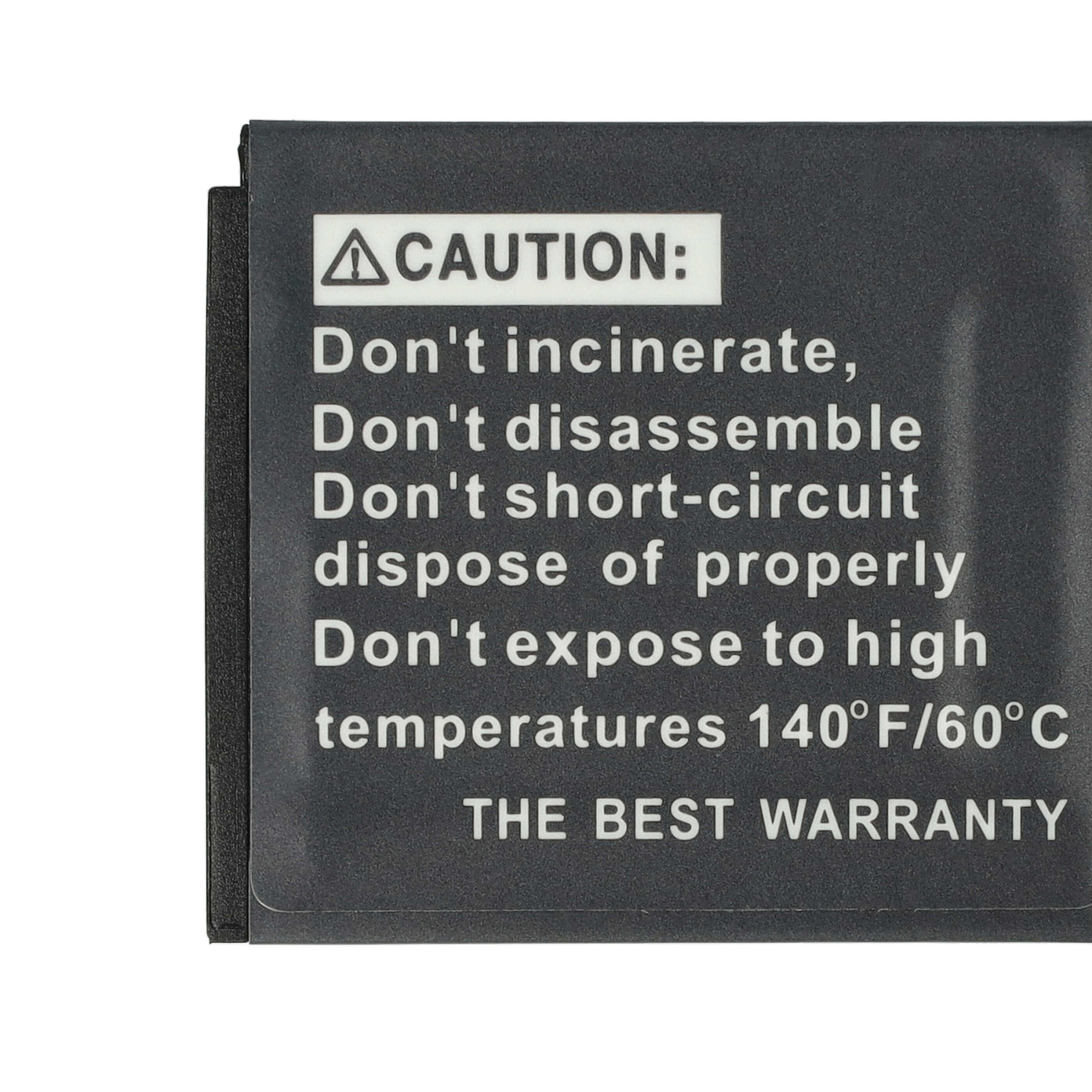 3x Battery replaces BenQ DLi-213 - 650mAh, 3.6V, Li-Ion