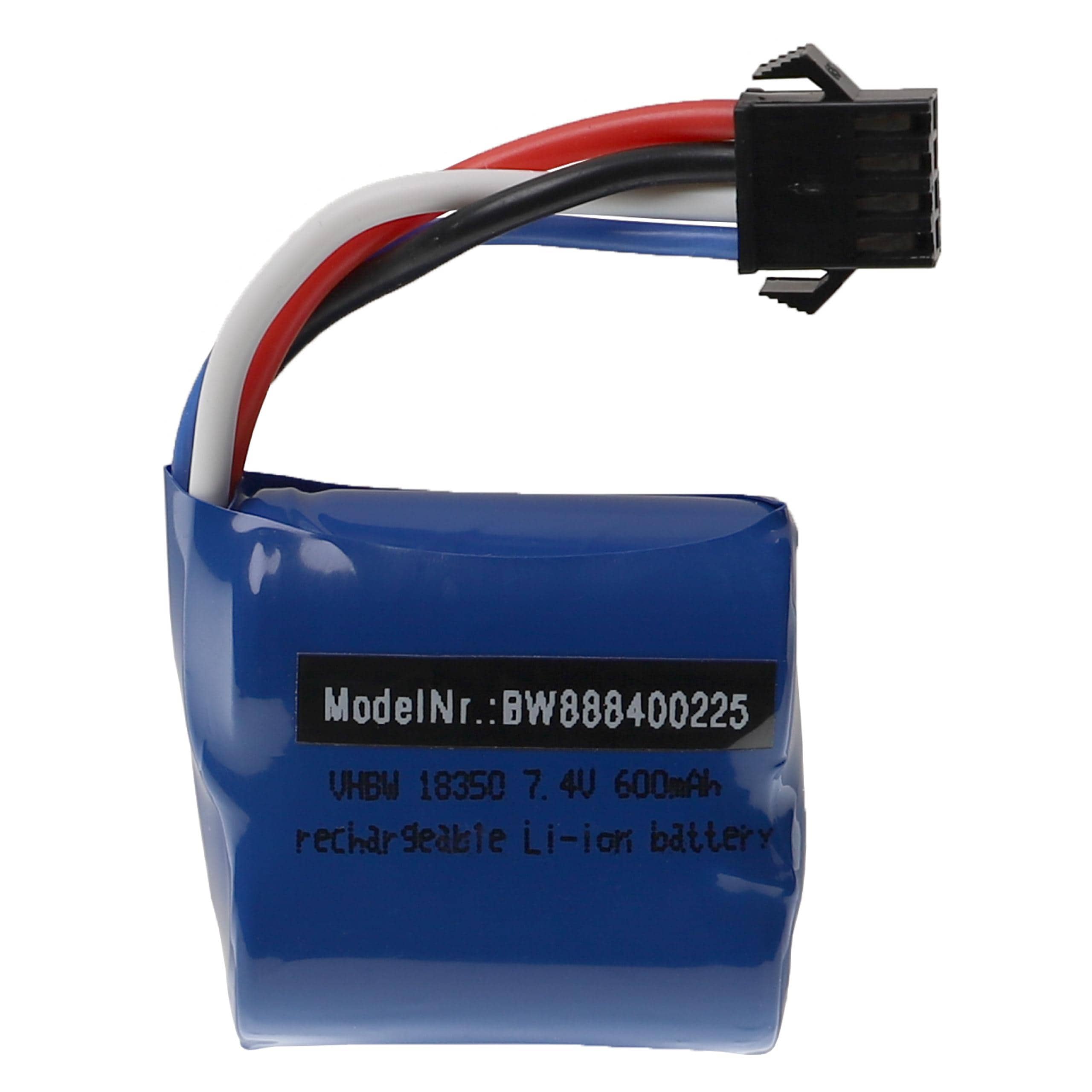 Batterie modèle radio-télécommandé - 600mAh 7,4V Li-ion, SM-4P