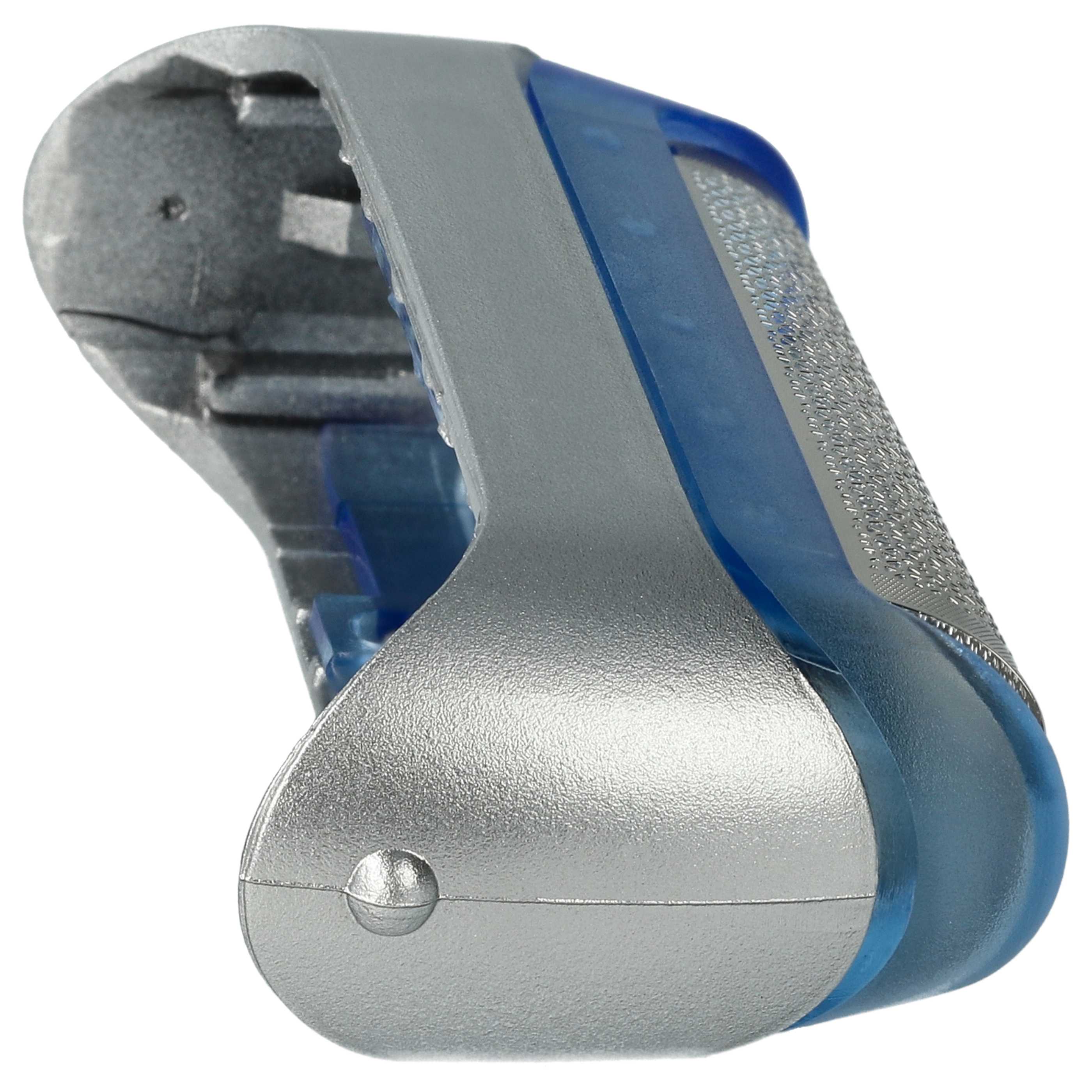 5x Shaver Foil replaces Braun 20S for Razor - incl. Frame, Silver/Blue