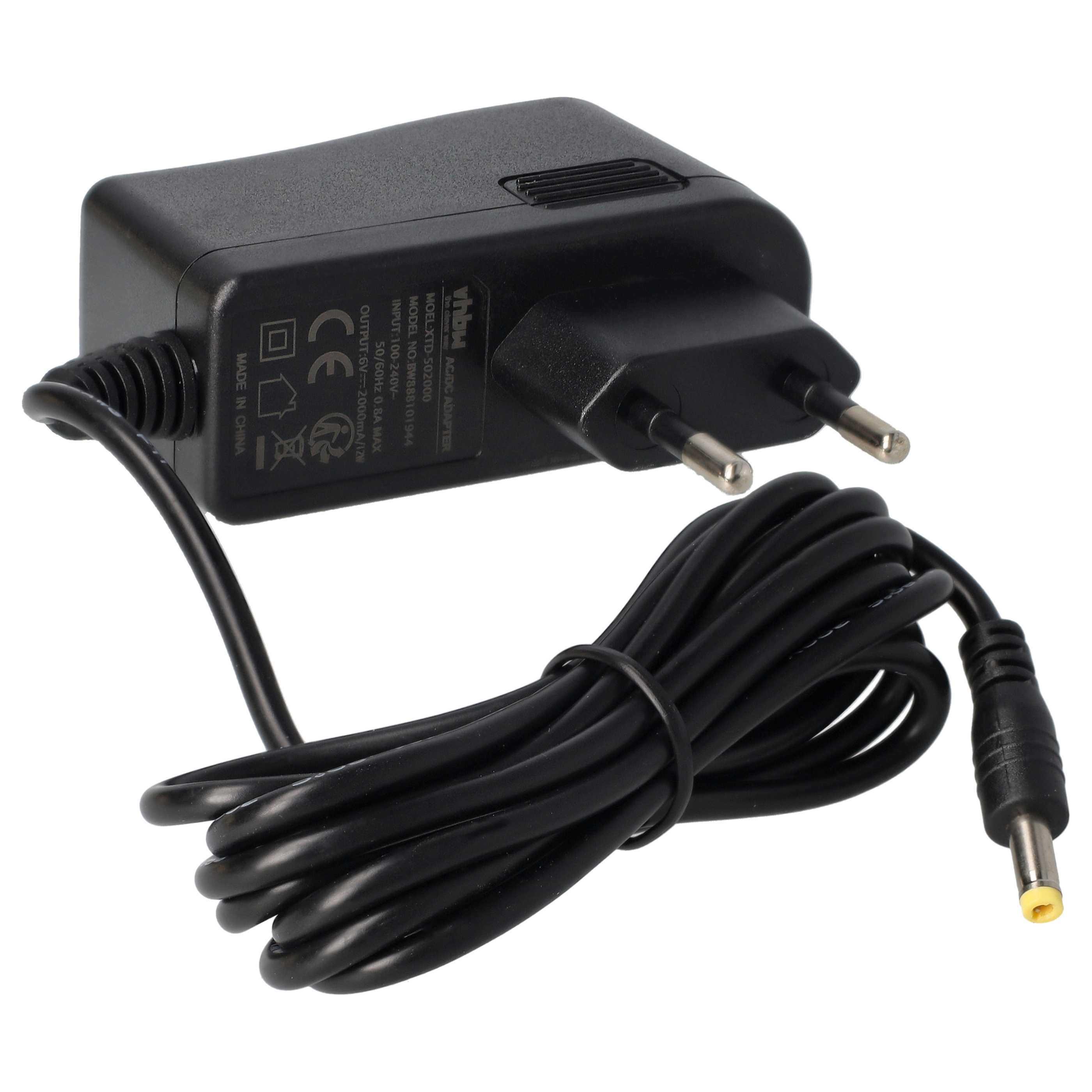 Power Adapter replaces Icom BC-153SA for Grundig Blood Pressure Monitor etc. - 114.5 cm, 6 V