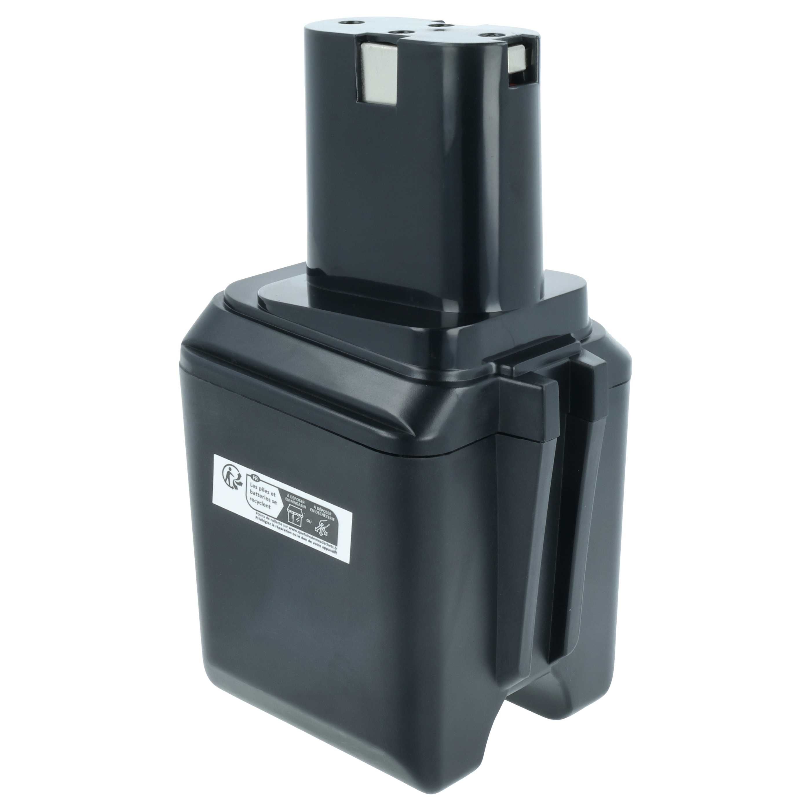 2x Battery replaces Bosch 2 607 335 180, 2 607 335 021 Electric Power Tool - 3000 mAh, 12 V, NiMH