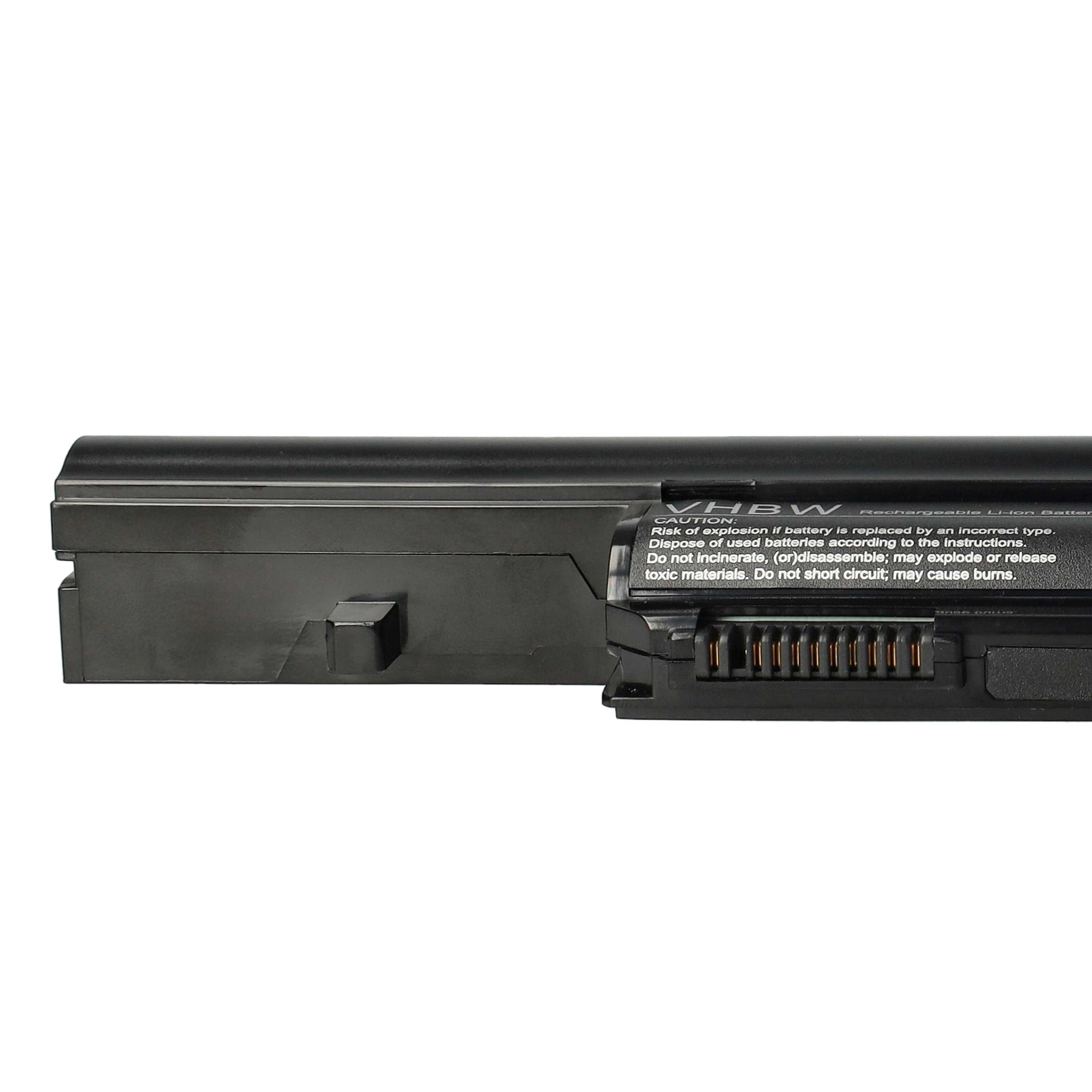 Notebook-Akku als Ersatz für Toshiba PA3905U-1BRS, PABAS245, PA3904U-1BRS - 4400mAh 11,1V Li-Ion, schwarz