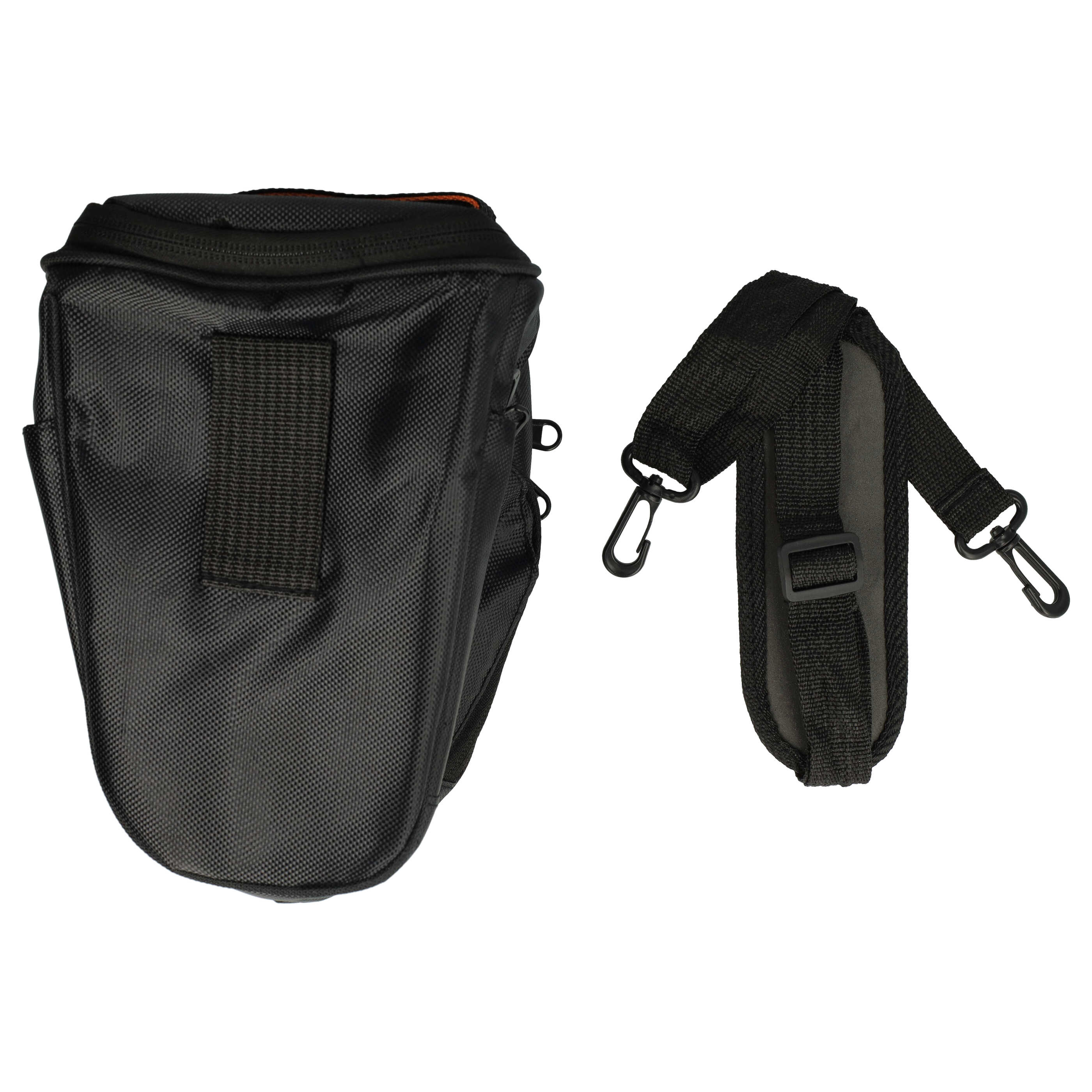 Camera Case suitable for Pentax, Panasonic, Nikon, Samsung Camera etc. - black, 215 x 155 x 97 mm + Shoulder S