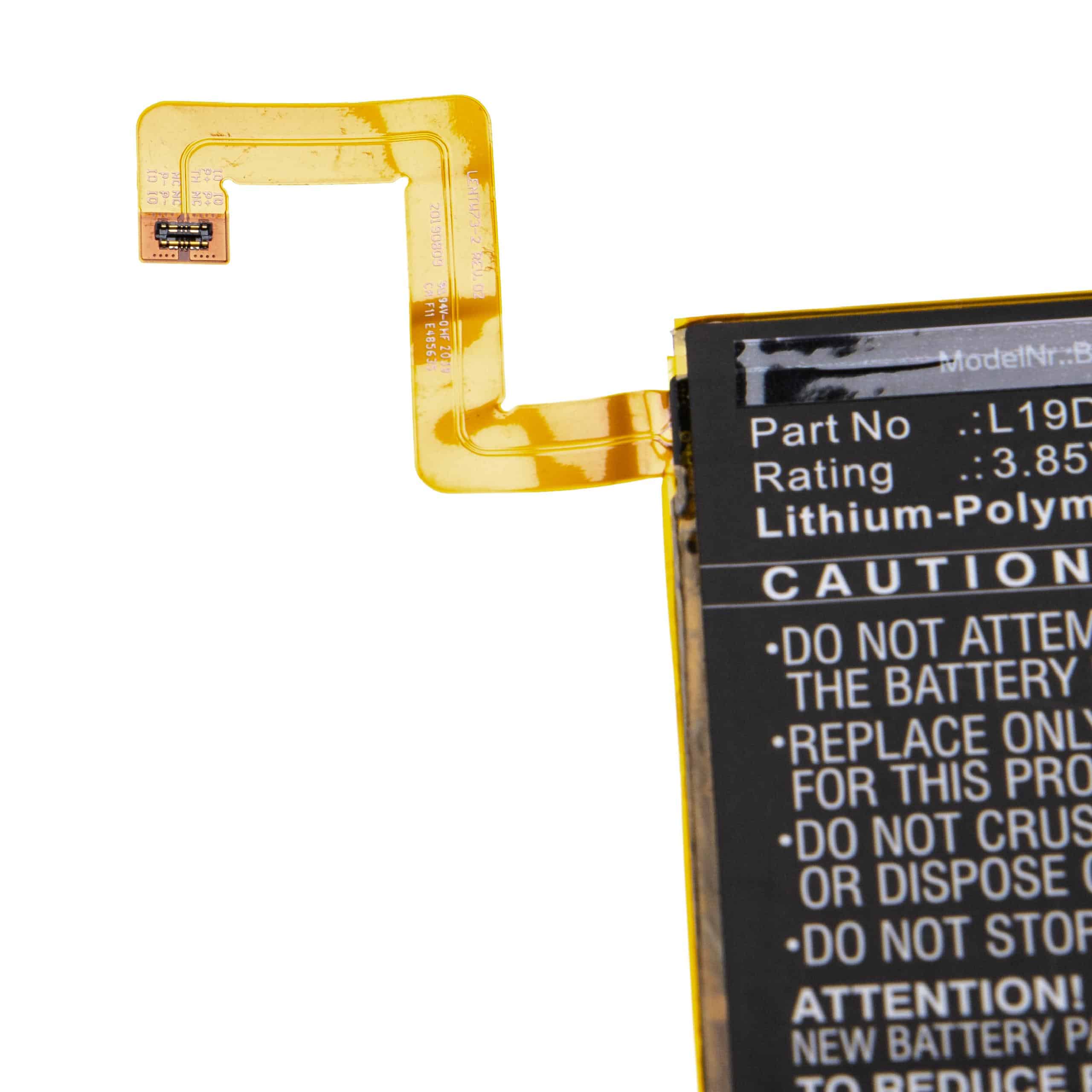 Batterie remplace Lenovo L19D1P32 pour tablette - 4800mAh 3,85V Li-polymère