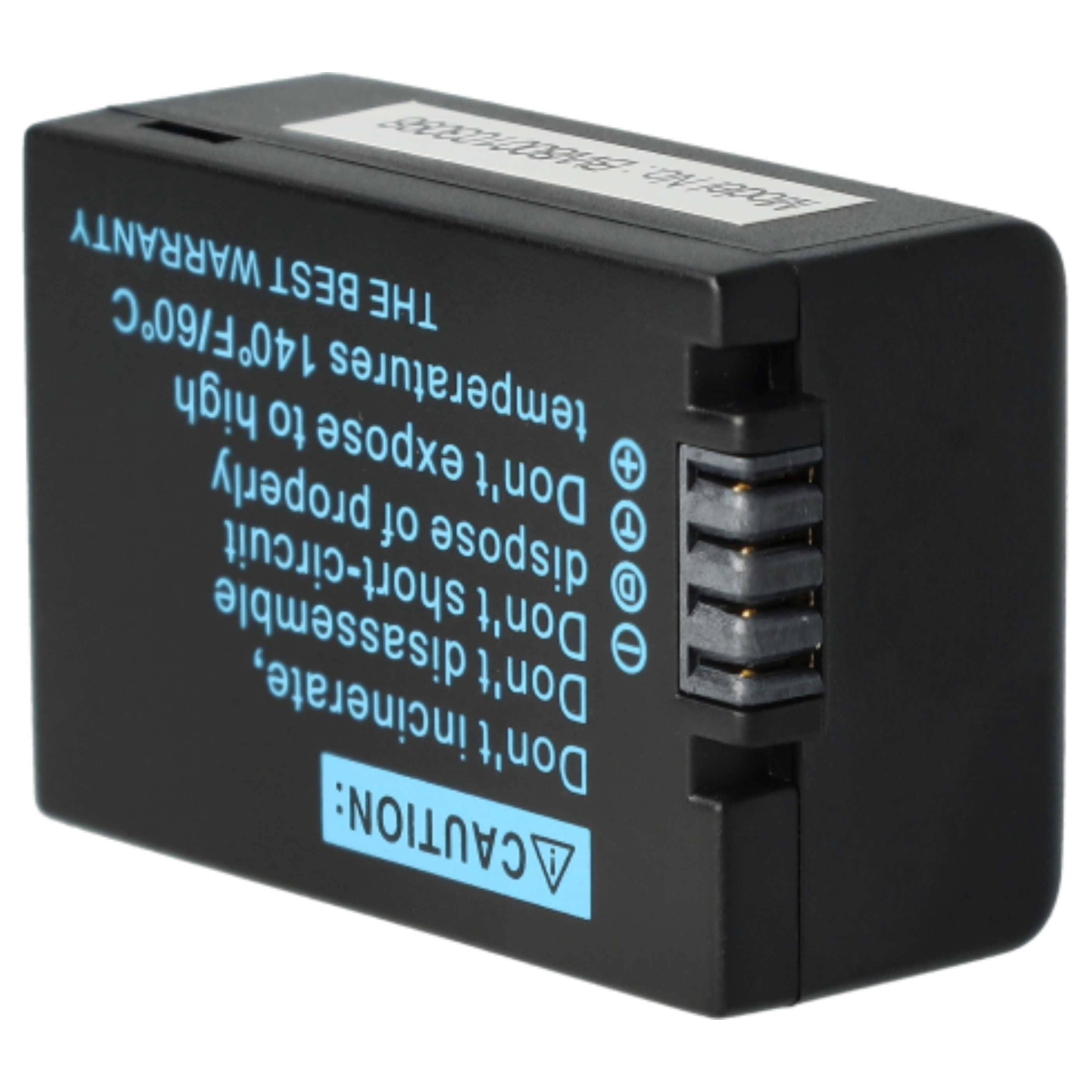3x Battery replaces Leica BP-DC9E, BP-DC9 - 800mAh, 7.2V, Li-Ion with Info Chip
