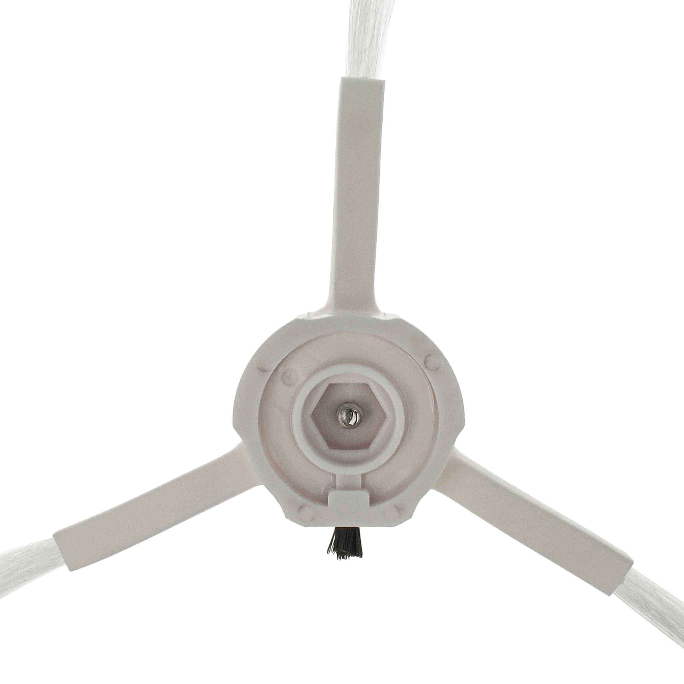 2x Side Brush suitable for Proscenic M8 Pro Robot Vacuum Cleaner - 3-armed, white