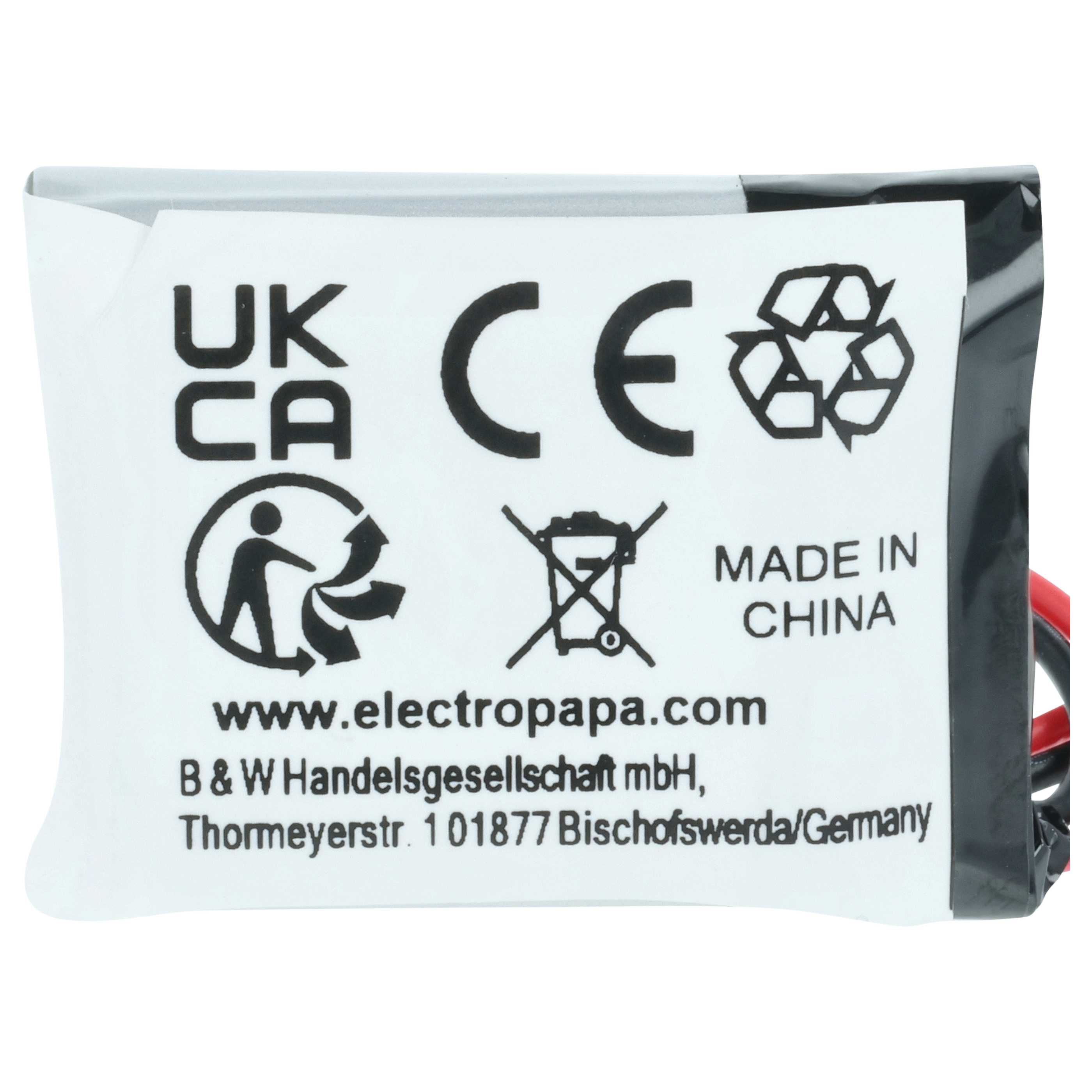 Batteria collare per collare per cani sostituisce Dogtra 892020, AE502025P, BP37P3303P - 300mAh 3,7V Li-Poly