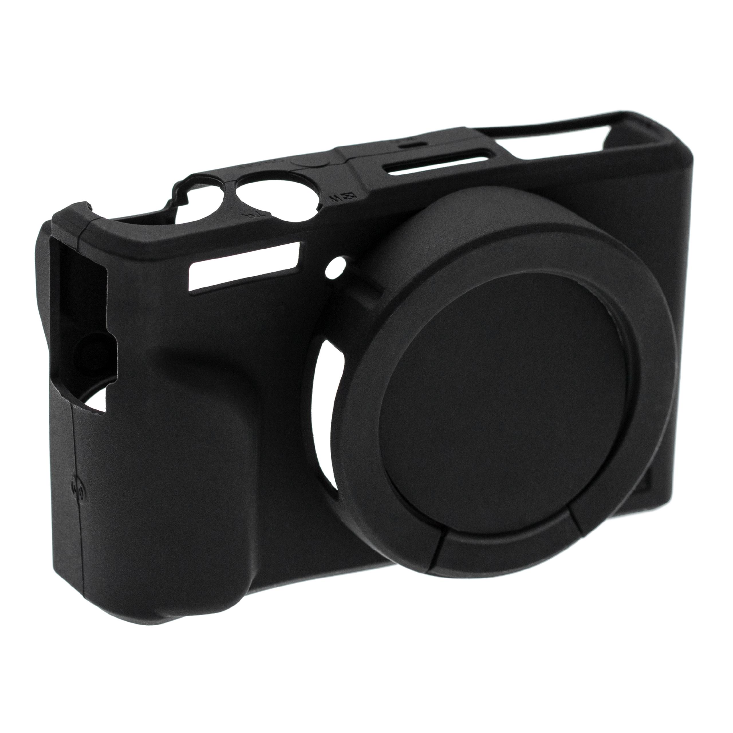 Funda protectora compatible con cámaras Canon PowerShot G7X Mark III - silicona, negro