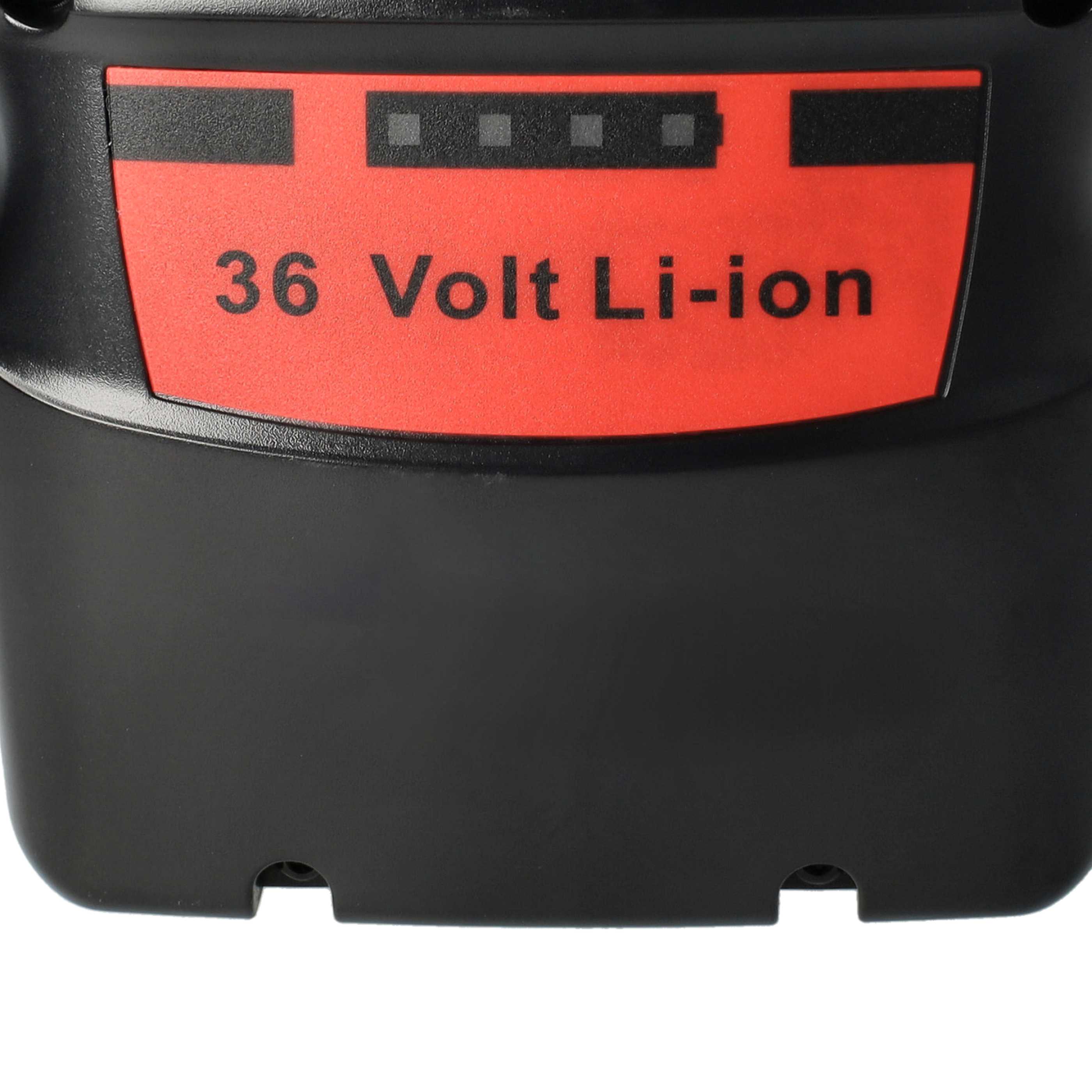 3x Battery replaces Hilti B36/5.2 Electric Power Tool - 4000 mAh, 36 V, Li-Ion