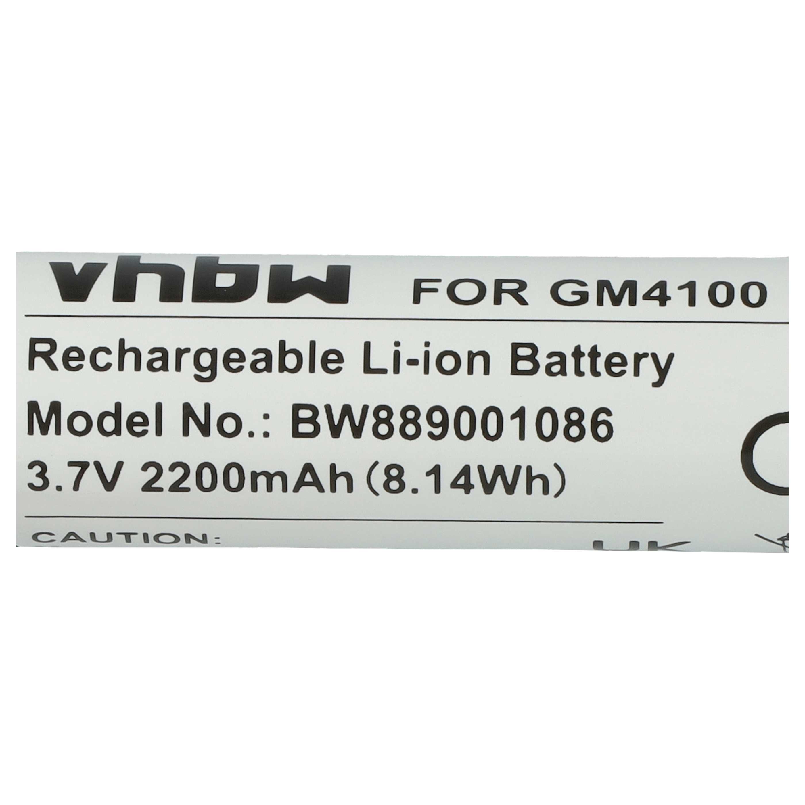 2x Batteria sostituisce Datalogic 128000894, BT-8 per barcode scanner Datalogic - 2200mAh 3,7V Li-Ion