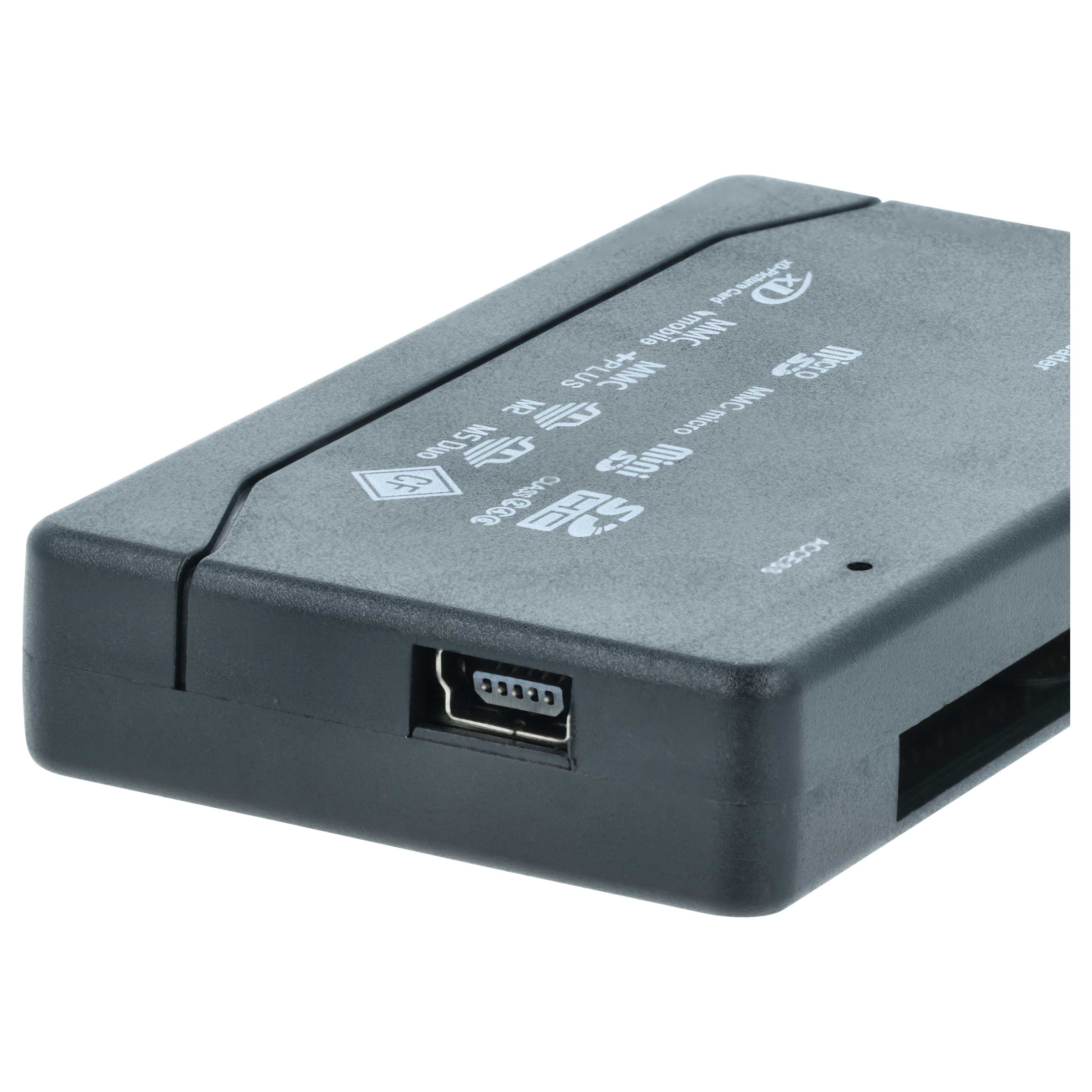 Lecteur carte SD tout en un pour carte micro SD – avec câble USB (mini USB - USB)