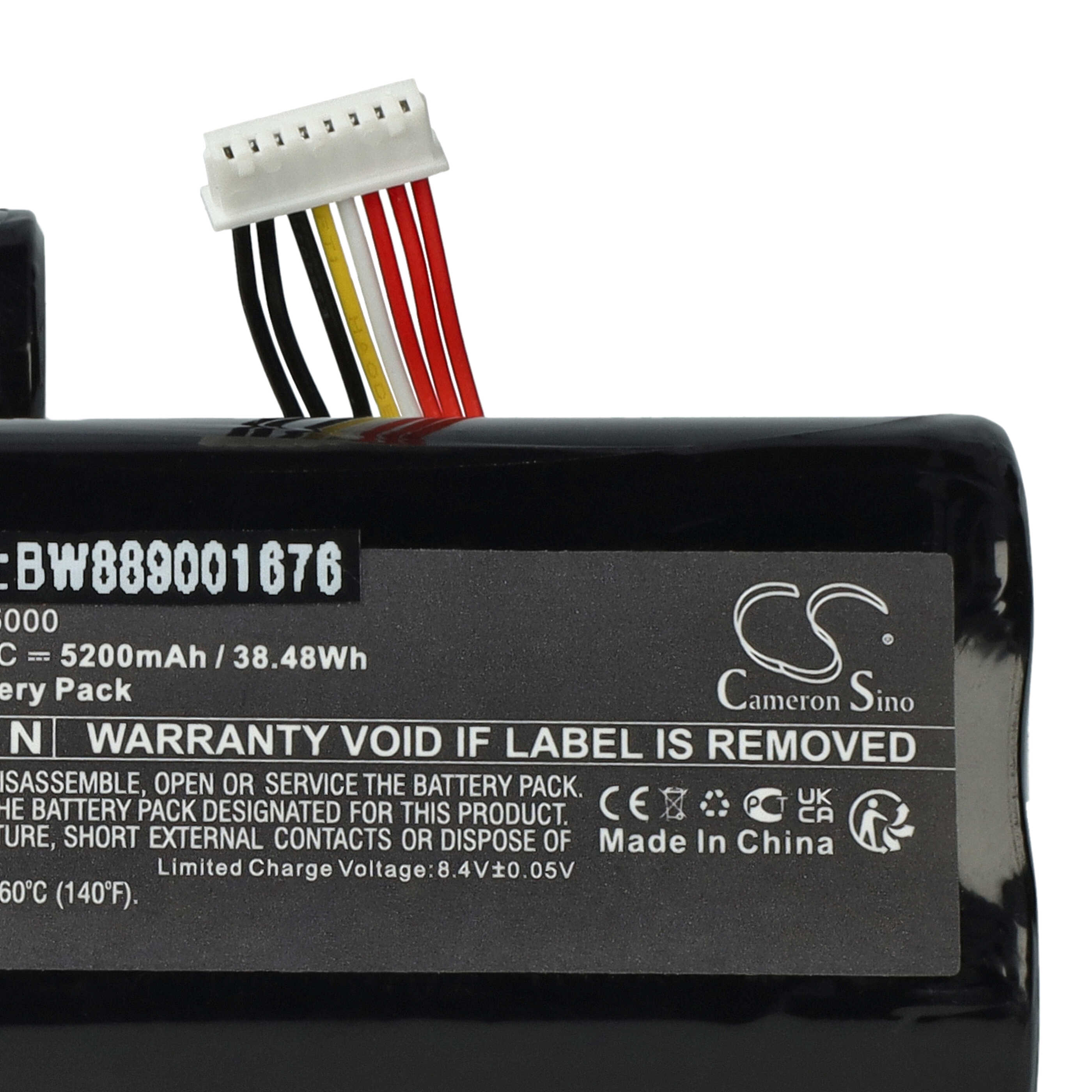 Batteria per controller drone, telecomando sostituisce DJI WB4-5000 DJI - 5200mAh 7,4V Li-Ion