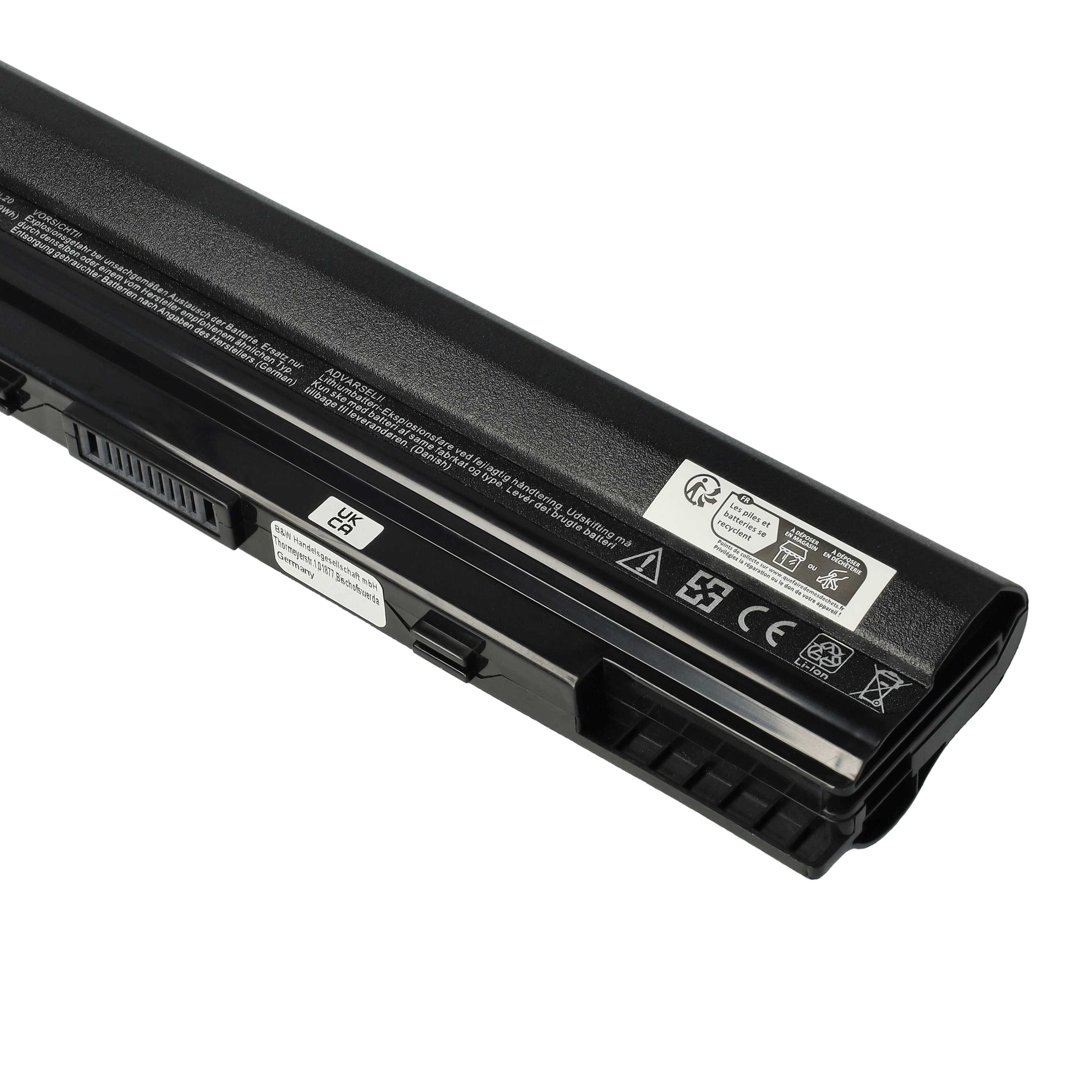 Akumulator do laptopa zamiennik Asus 07GO16EE1875M-00A20-949-114F - 4400 mAh 11,1 V Li-Ion, czarny