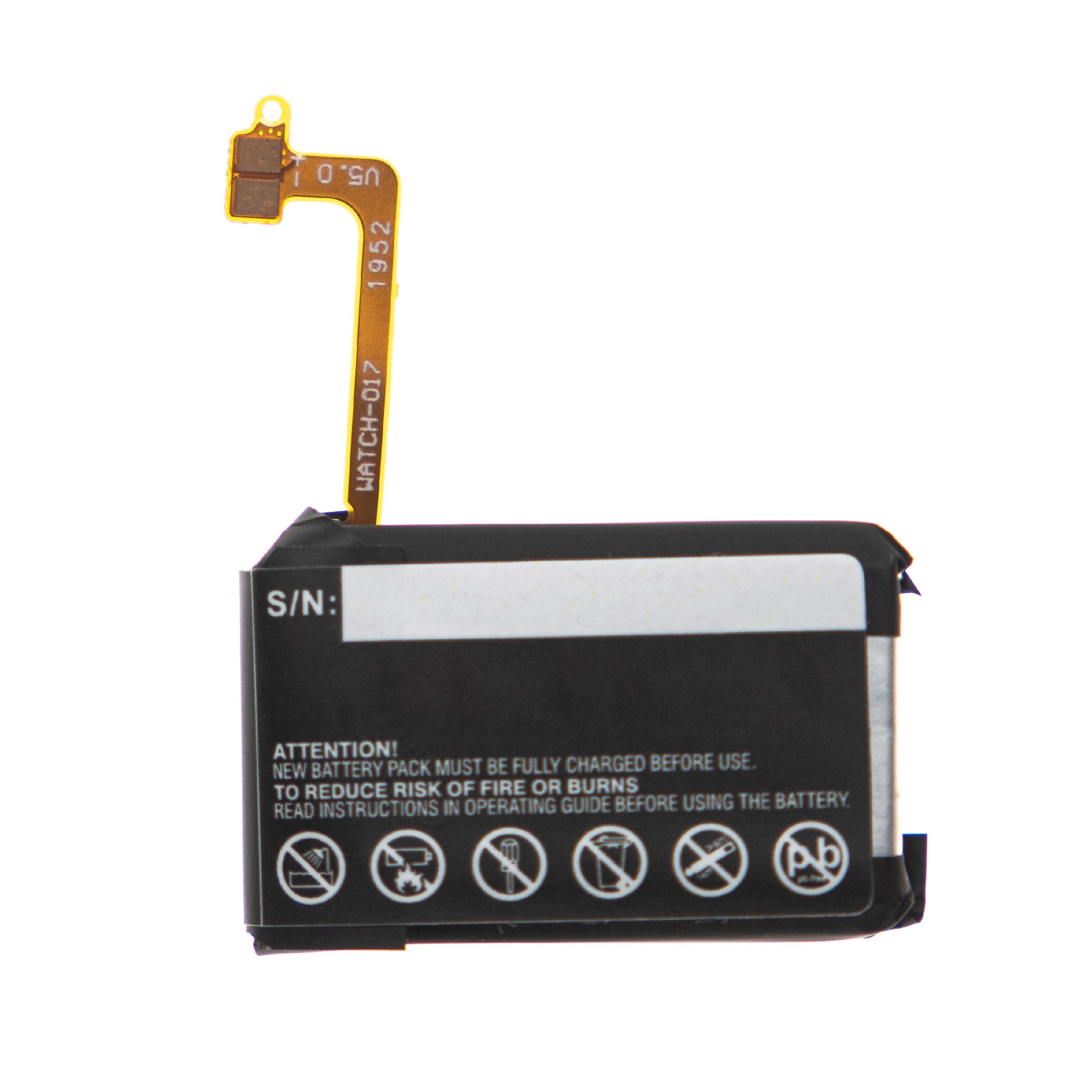Batterie remplace Samsung EB-BR730ABE, GH43-04538B pour montre connectée - 300mAh 3,7V Li-polymère