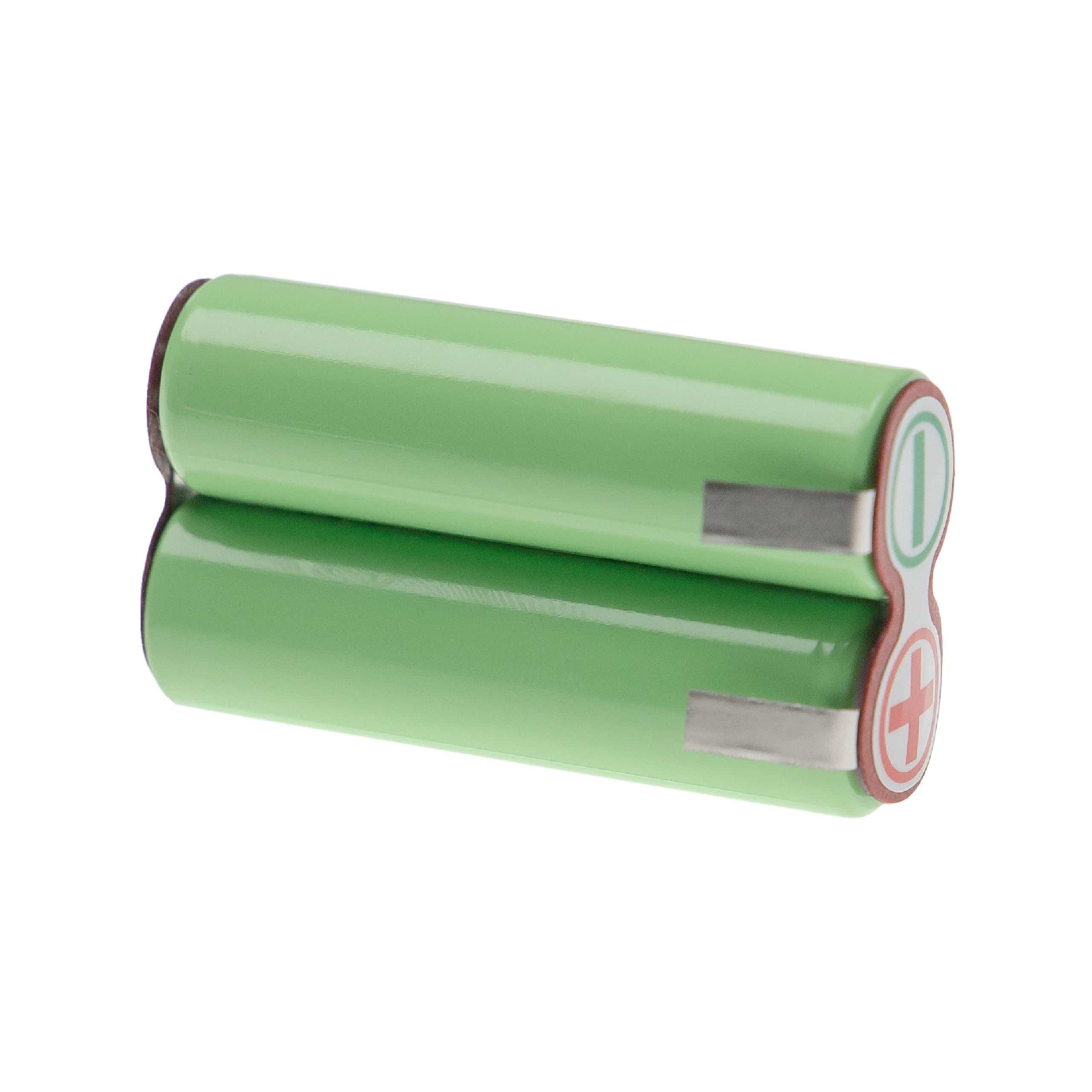 Batterie remplace Panasonic WER150L2507 pour rasoir électrique - 2500mAh 2,4V NiMH