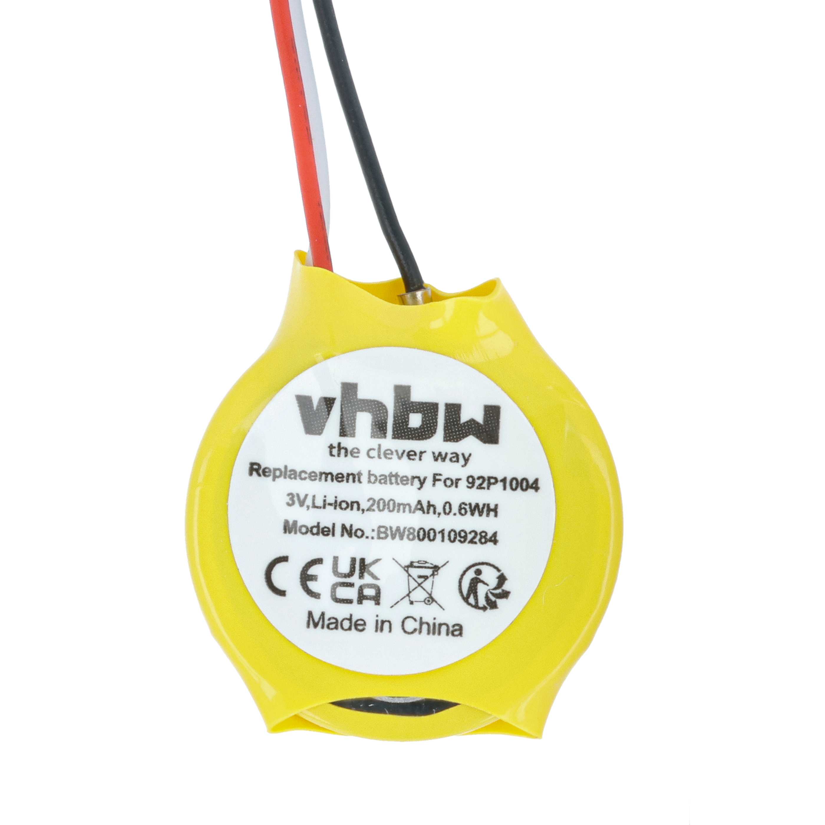 Pile remplace Lenovo 23.2004.181, 92P1004 BIOS - 200mAh 3V Li-ion